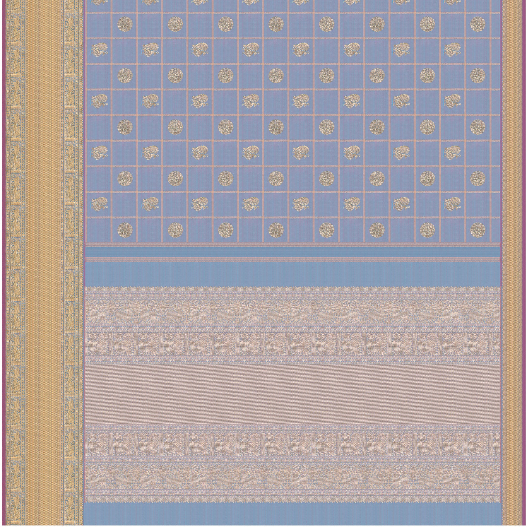 Kanakavalli Kanjivaram Silk Sari 25-110-HS001-05587 - Full View