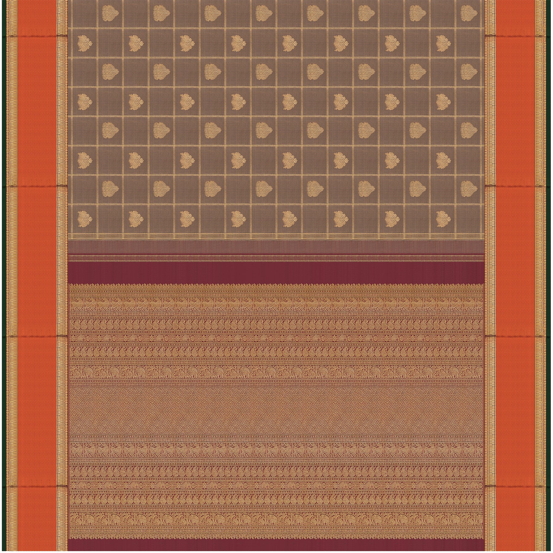 Kanakavalli Kanjivaram Silk Sari 25-110-HS001-05589 - Full View