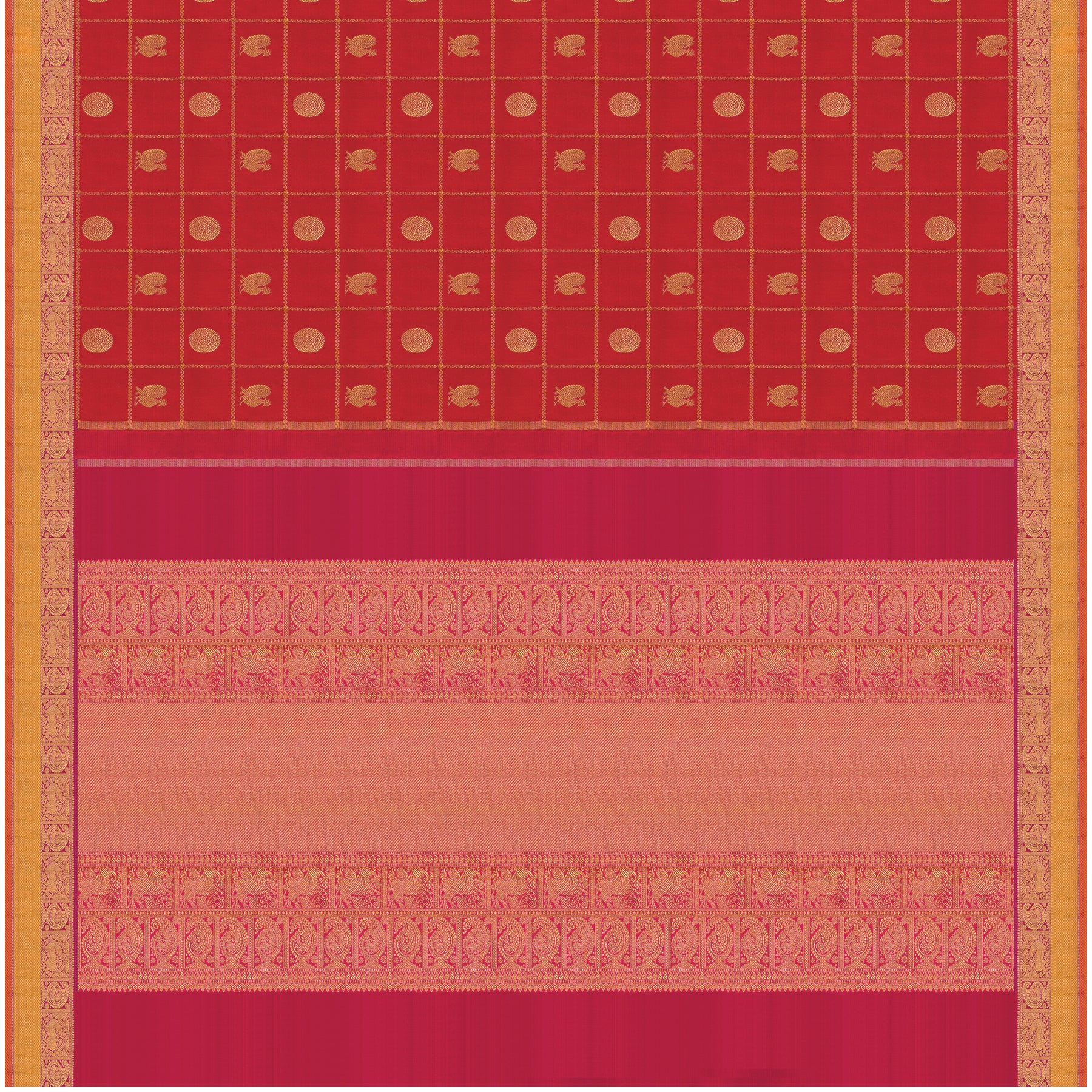 Kanakavalli Kanjivaram Silk Sari 25-110-HS001-05591 - Full View