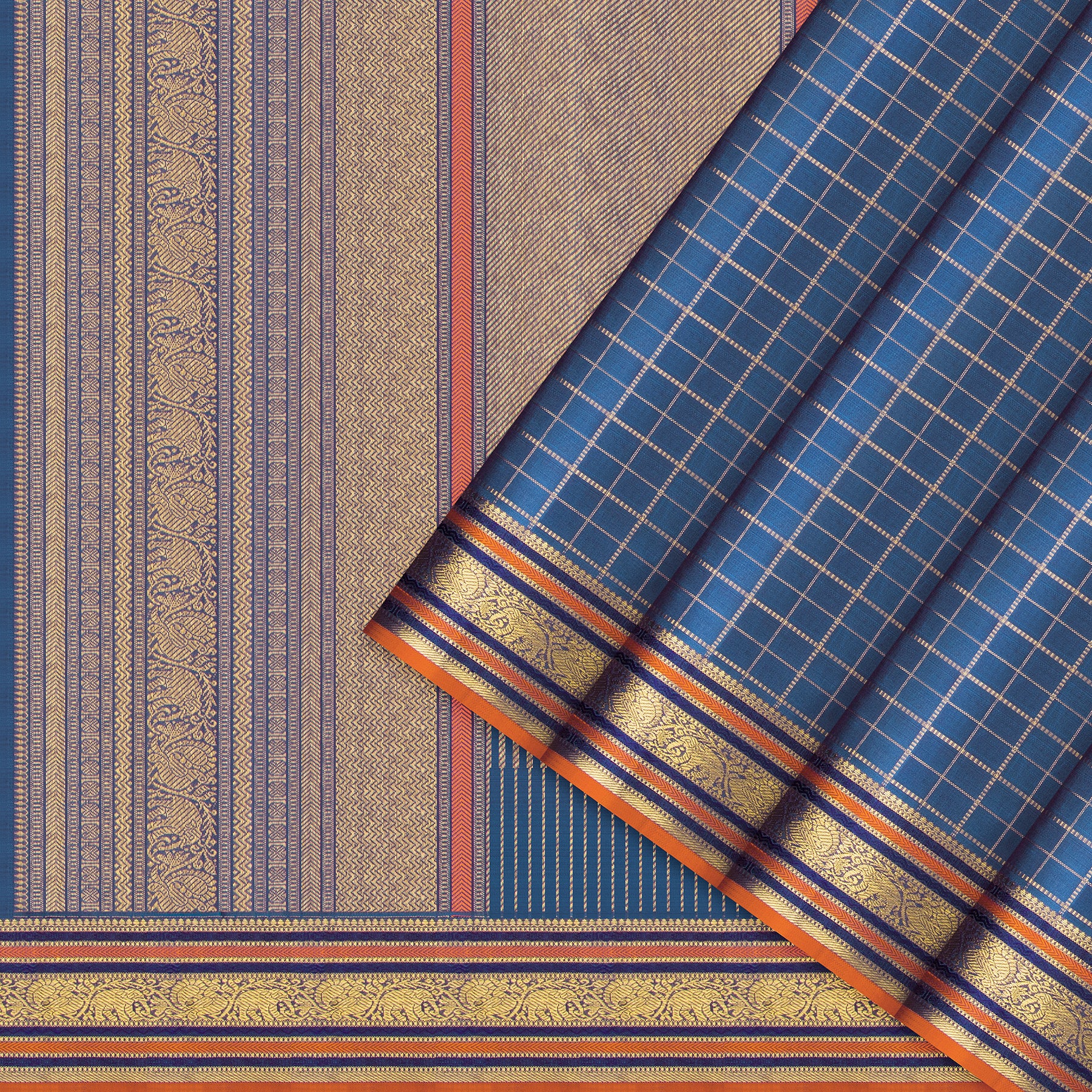 Kanakavalli Kanjivaram Silk Sari 25-110-HS001-05596 - Cover View