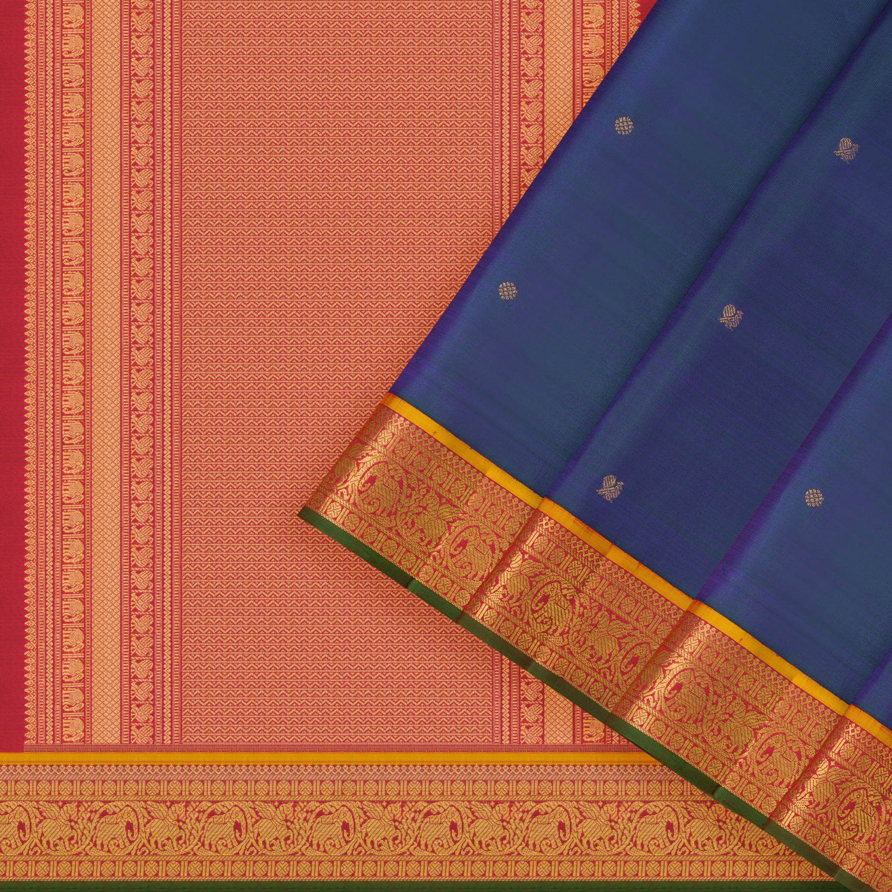 Kanakavalli Kanjivaram Silk Sari 25-110-HS001-05613 - Cover View