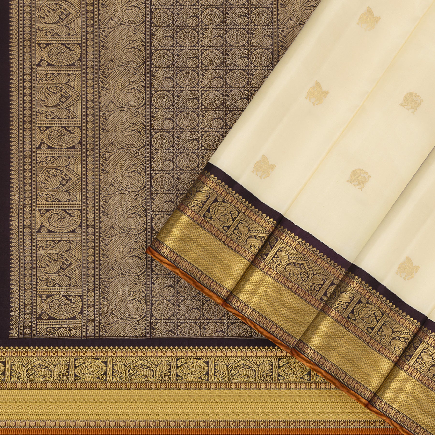Kanakavalli Kanjivaram Silk Sari 25-110-HS001-05618 - Cover View