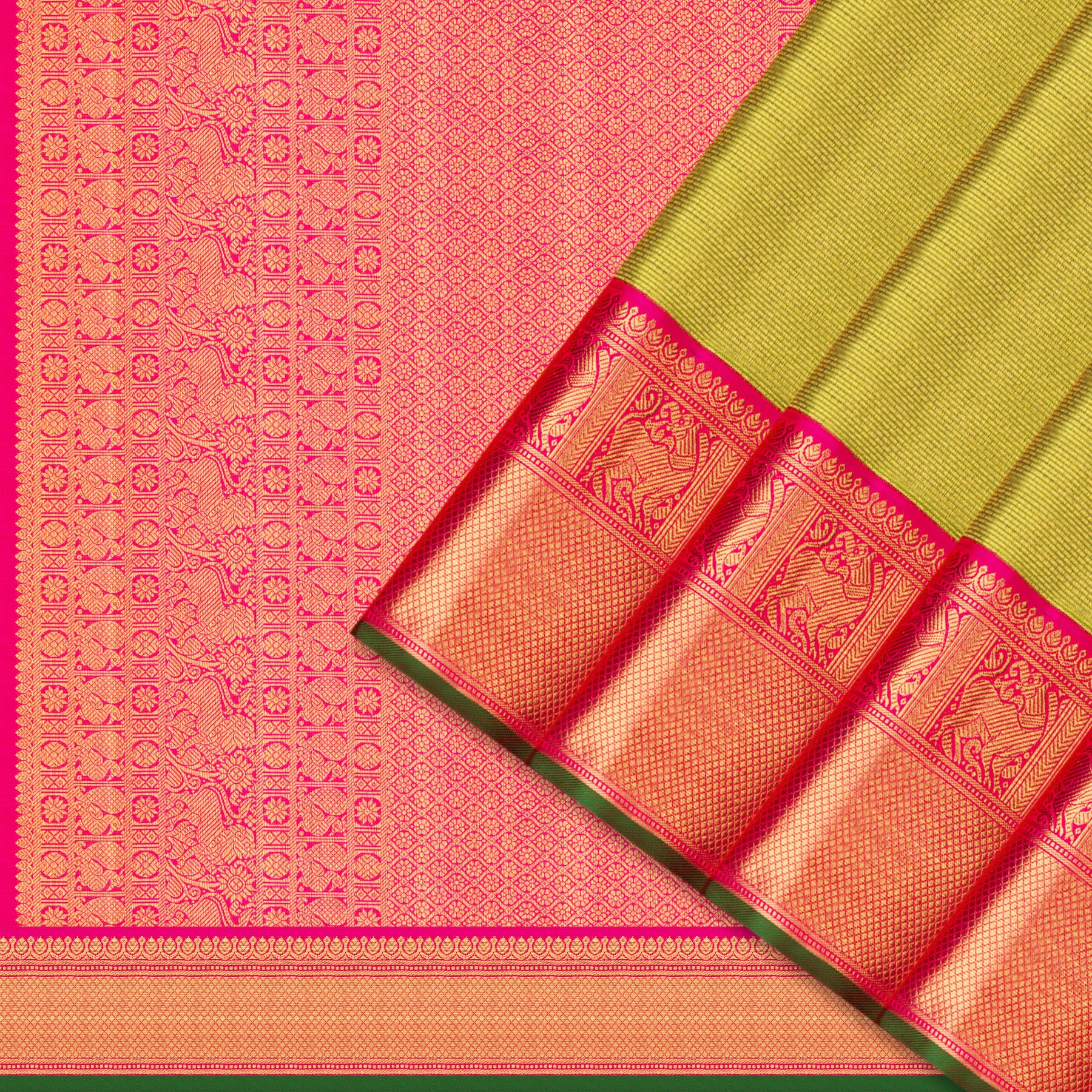 Kanakavalli Kanjivaram Silk Sari 25-110-HS001-05629 - Cover View