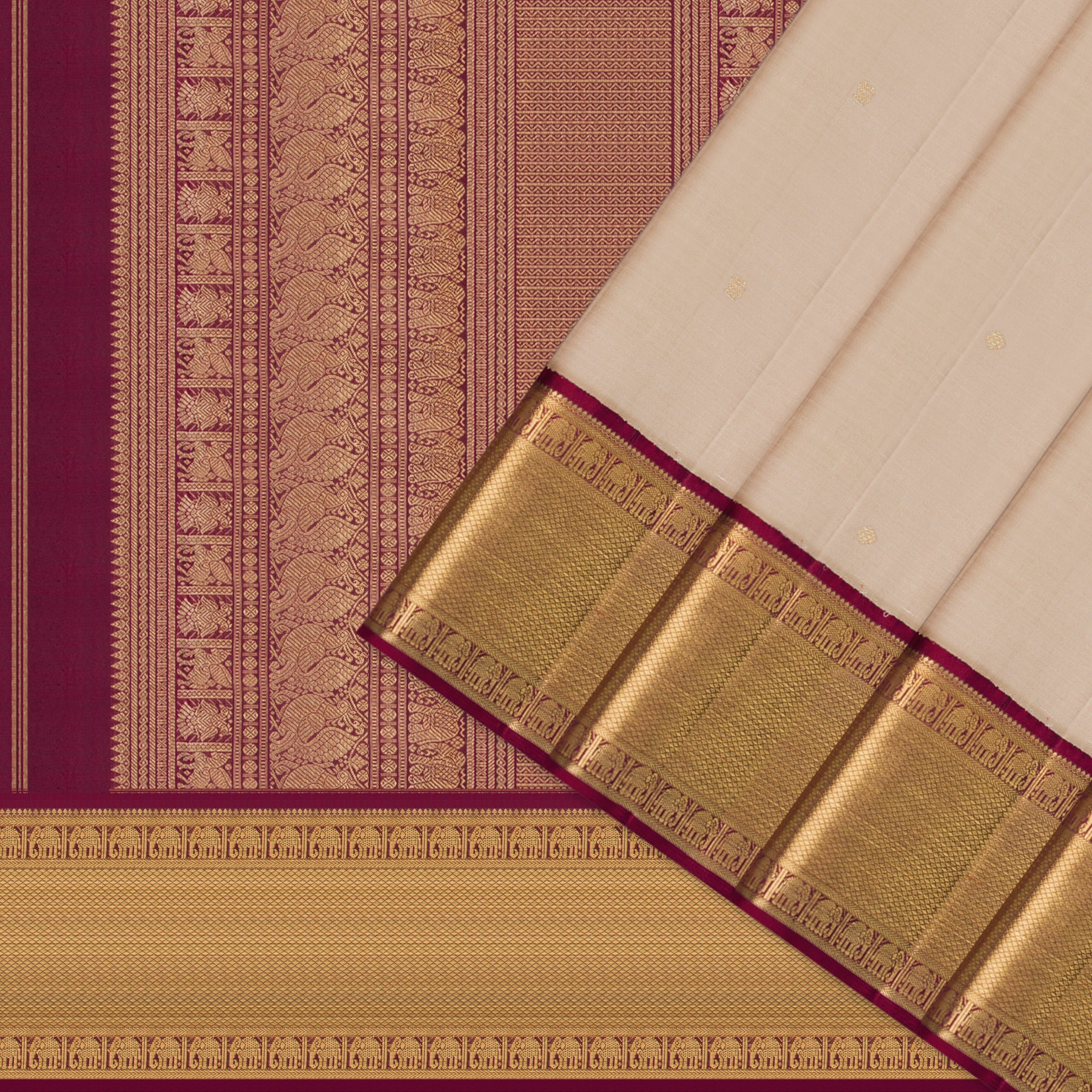 Kanakavalli Kanjivaram Silk Sari 25-110-HS001-06116 - Cover View