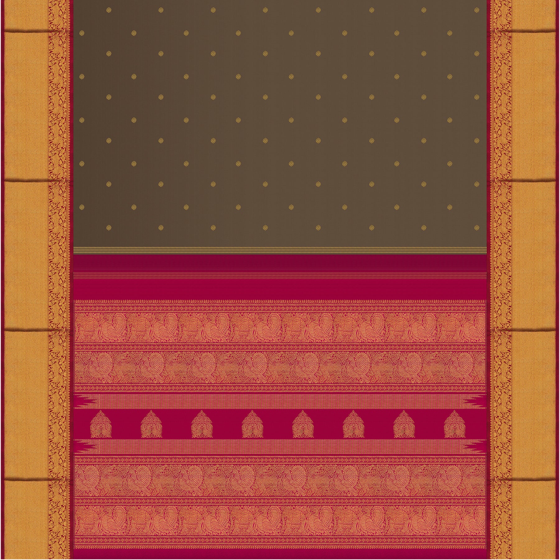 Kanakavalli Kanjivaram Silk Sari 25-110-HS001-06118 - Full View