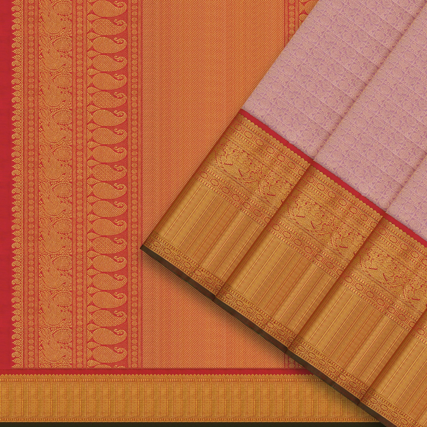 Kanakavalli Kanjivaram Silk Sari 25-110-HS001-06134 - Cover View