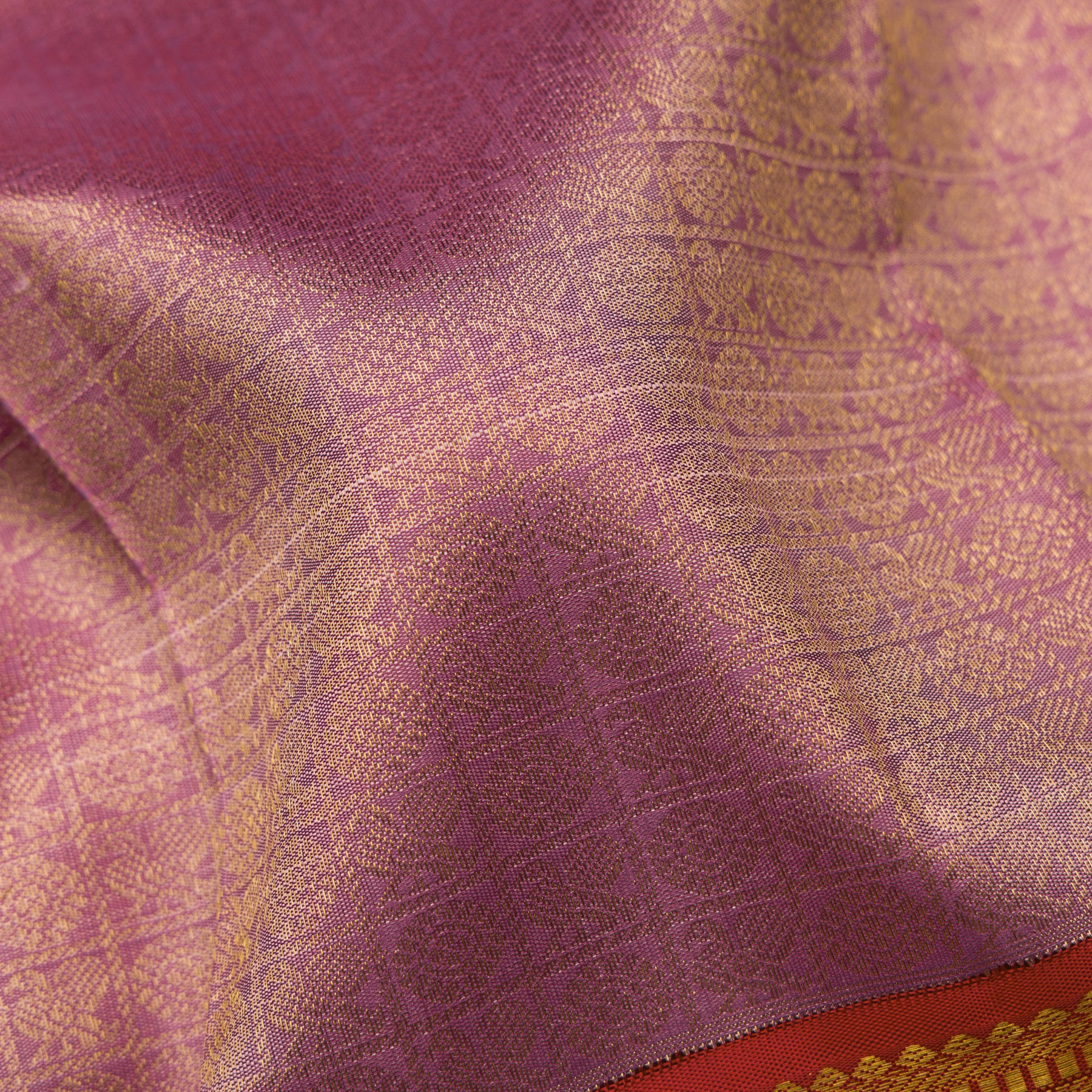 Kanakavalli Kanjivaram Silk Sari 25-110-HS001-06134 - Fabric View