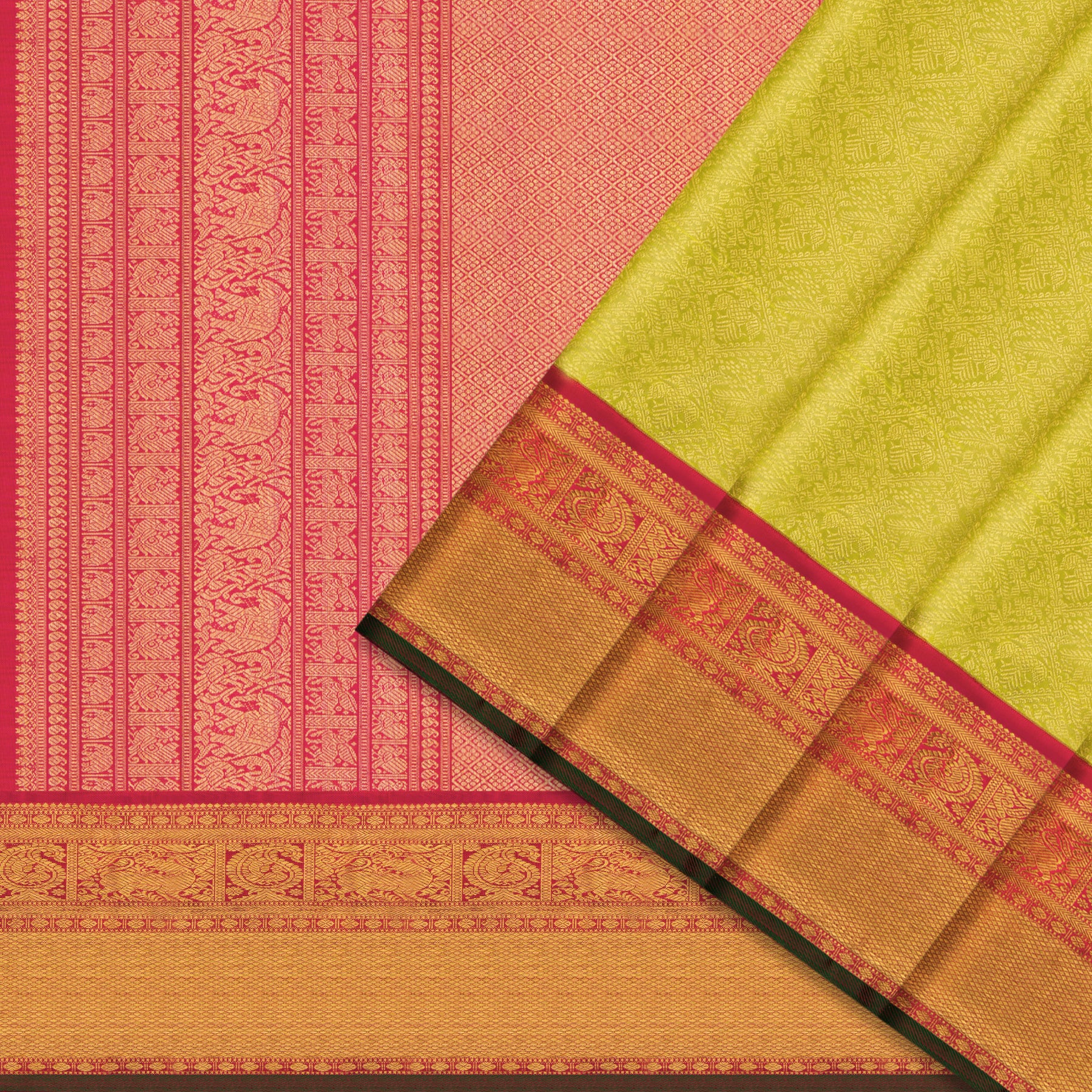 Kanakavalli Kanjivaram Silk Sari 25-110-HS001-06135 - Cover View