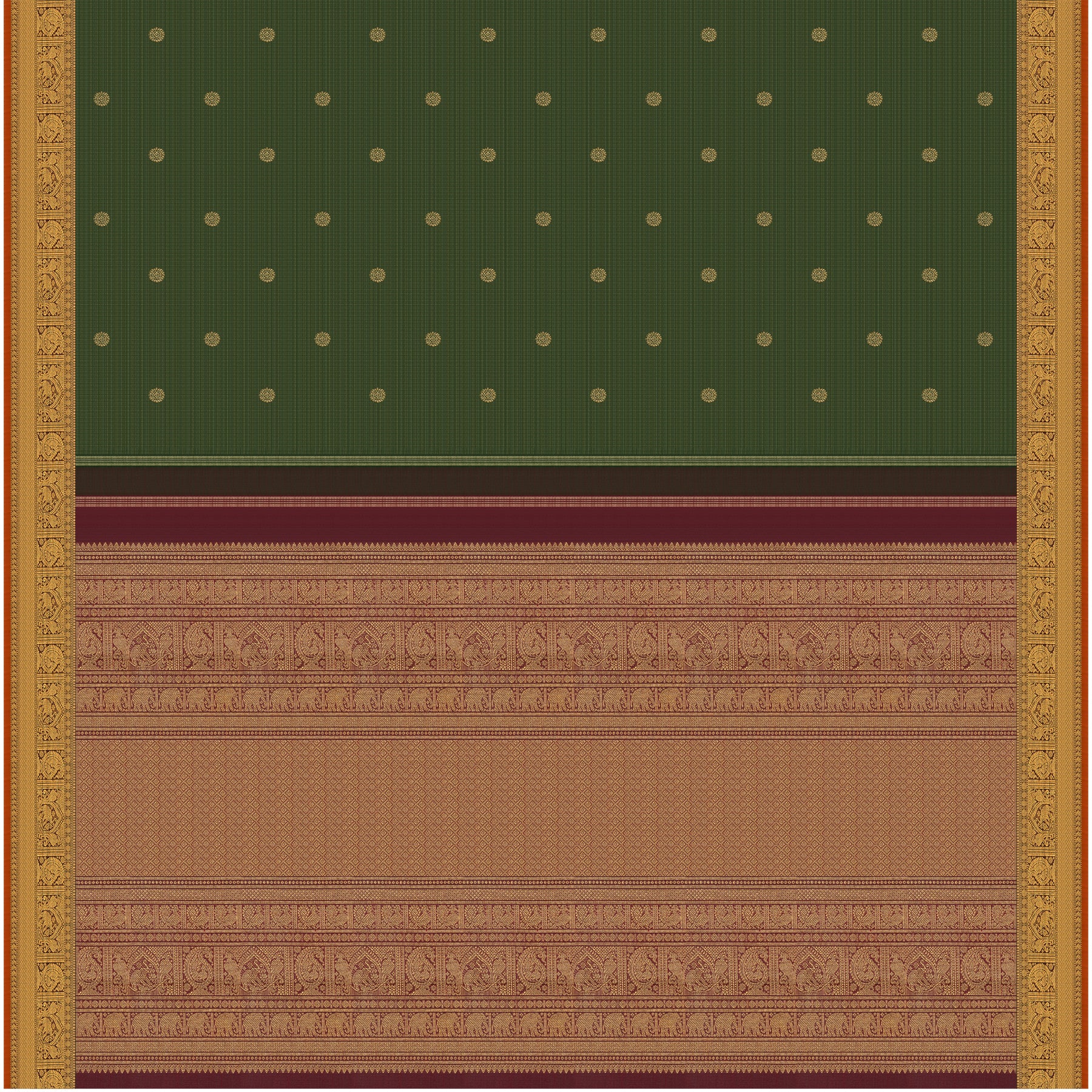 Kanakavalli Kanjivaram Silk Sari 25-110-HS001-06183 - Full View