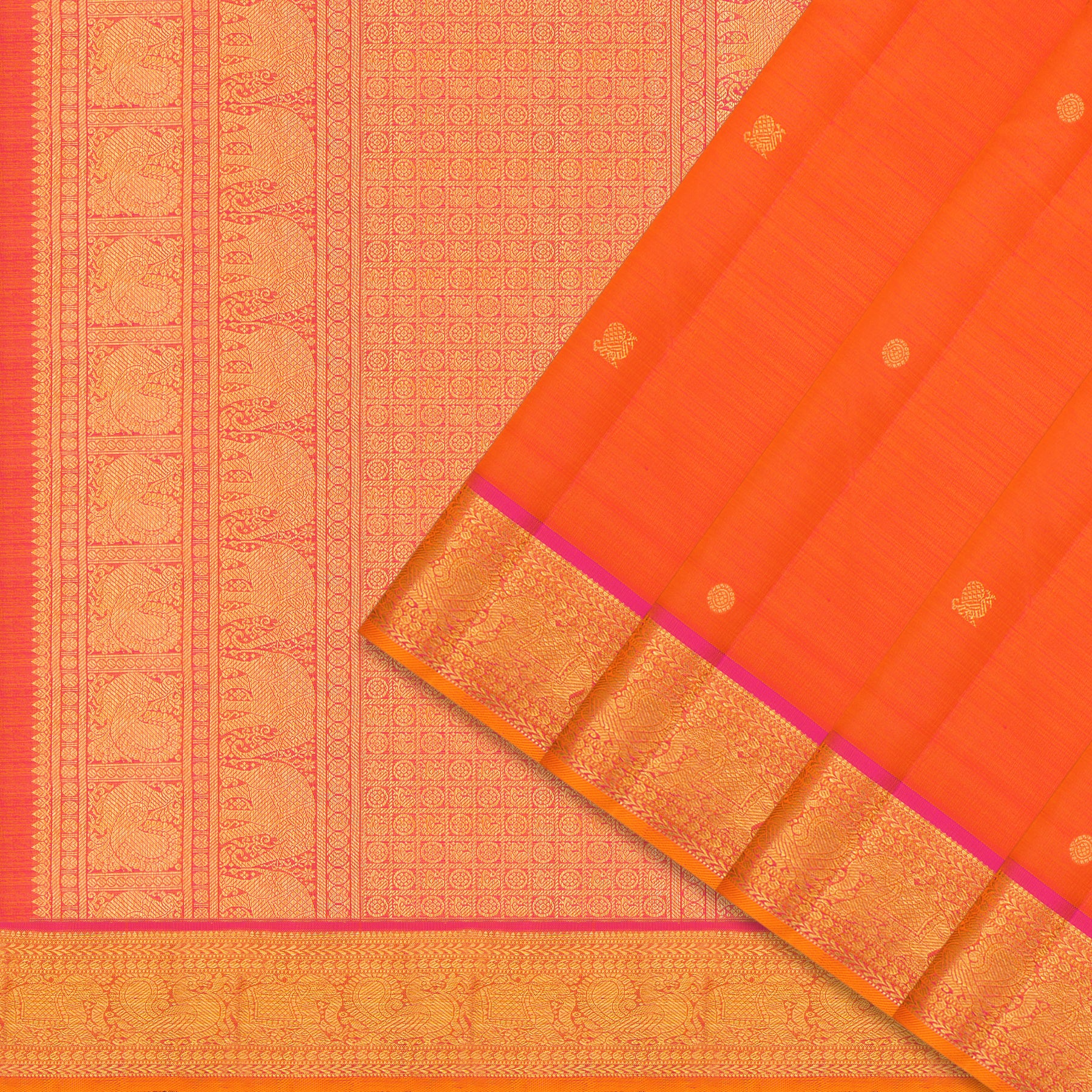 Kanakavalli Kanjivaram Silk Sari 25-110-HS001-06196 - Cover View