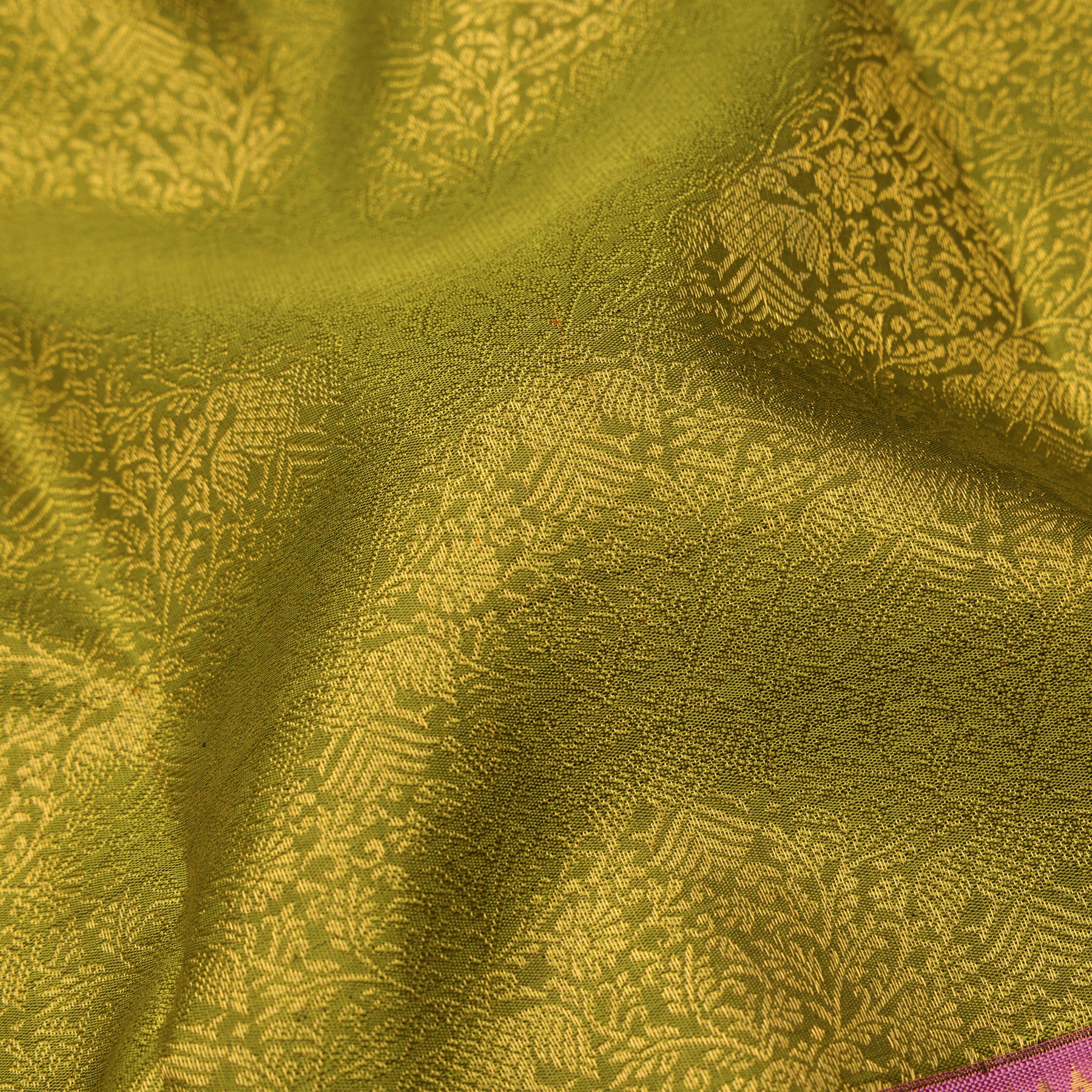 Kanakavalli Kanjivaram Silk Sari 25-110-HS001-06219 - Fabric View