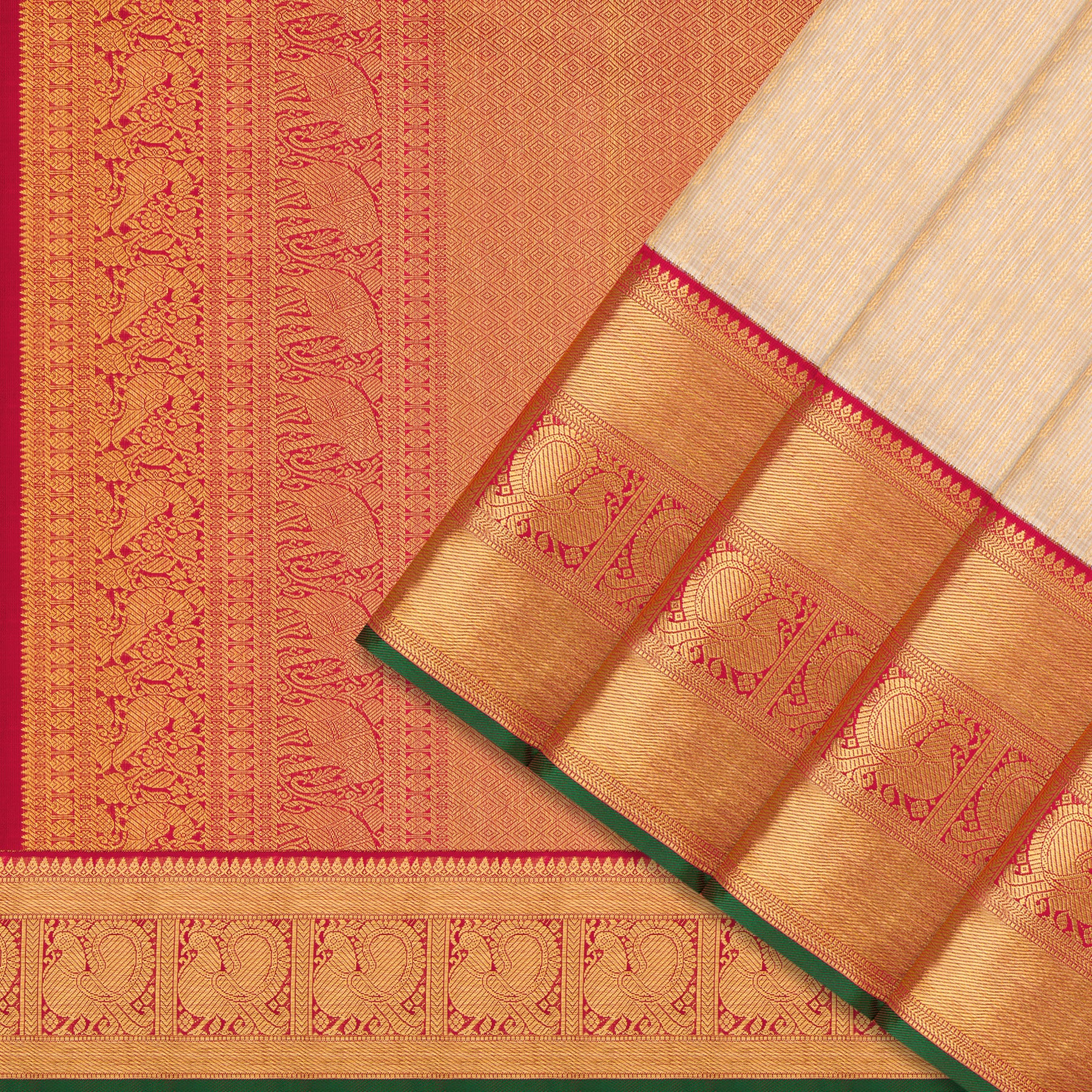 Kanakavalli Kanjivaram Silk Sari 25-110-HS001-06228 - Cover View