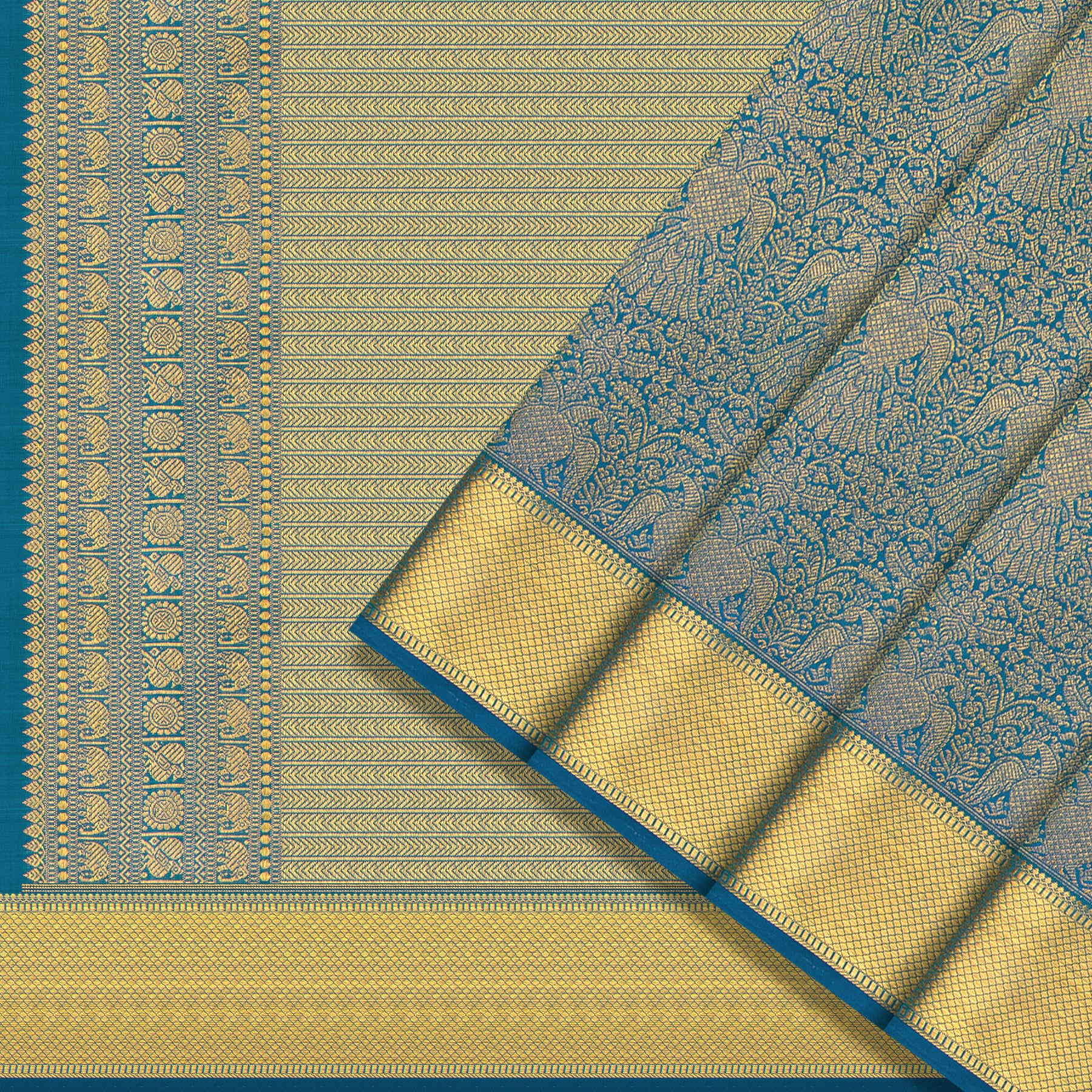 Kanakavalli Kanjivaram Silk Sari 25-110-HS001-06247 - Cover View