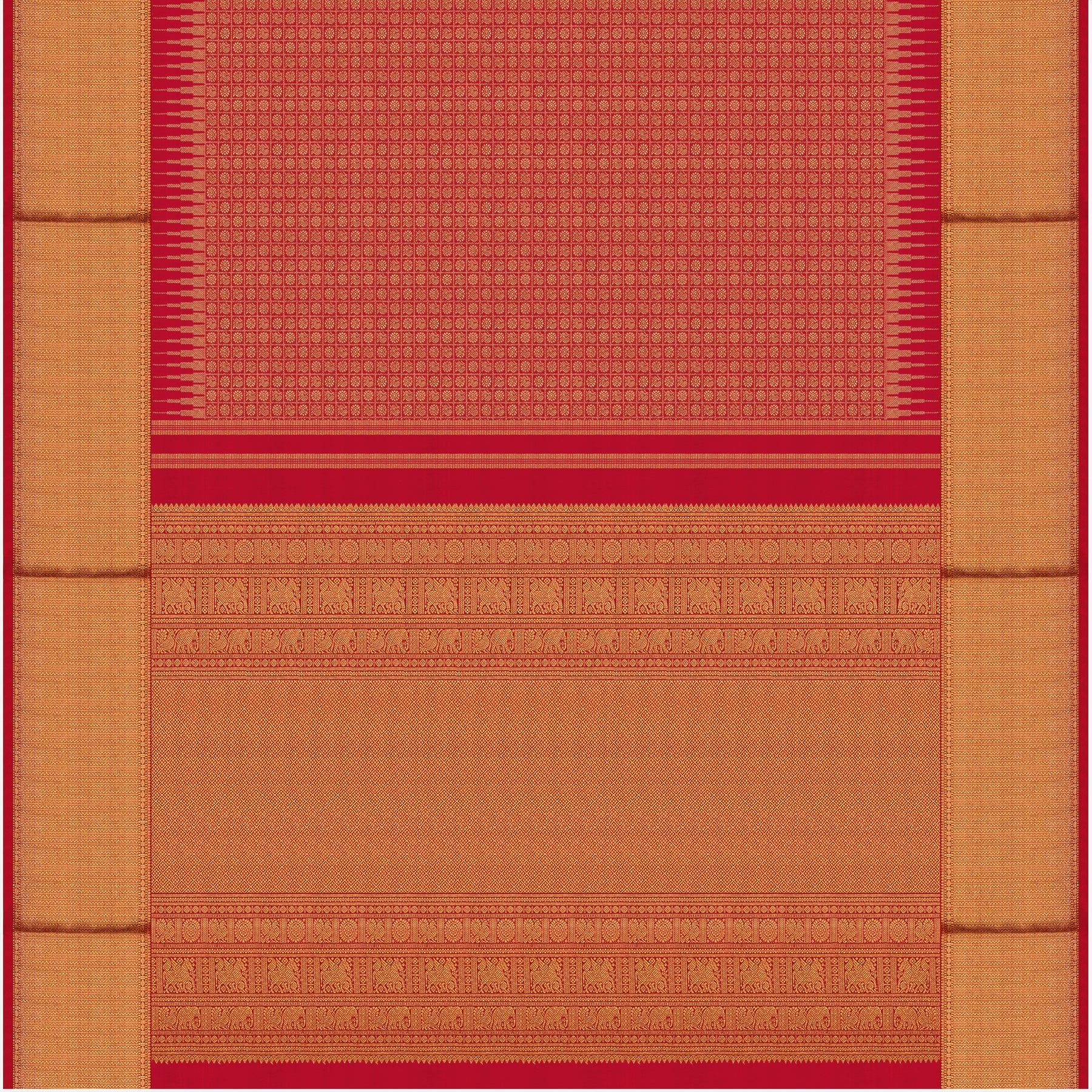 Kanakavalli Kanjivaram Silk Sari 25-110-HS001-06260 - Full View
