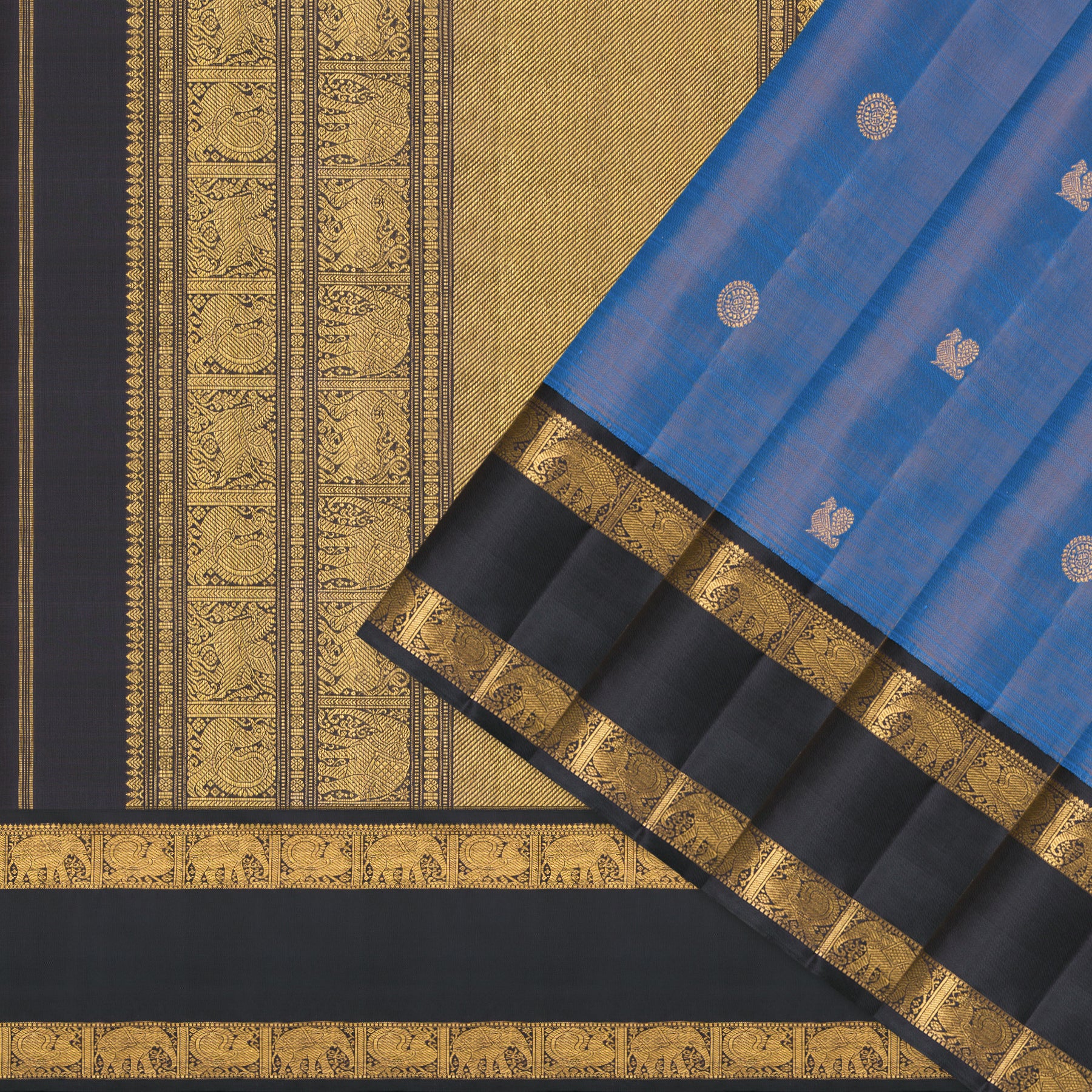 Kanakavalli Kanjivaram Silk Sari 25-110-HS001-06265 - Cover View