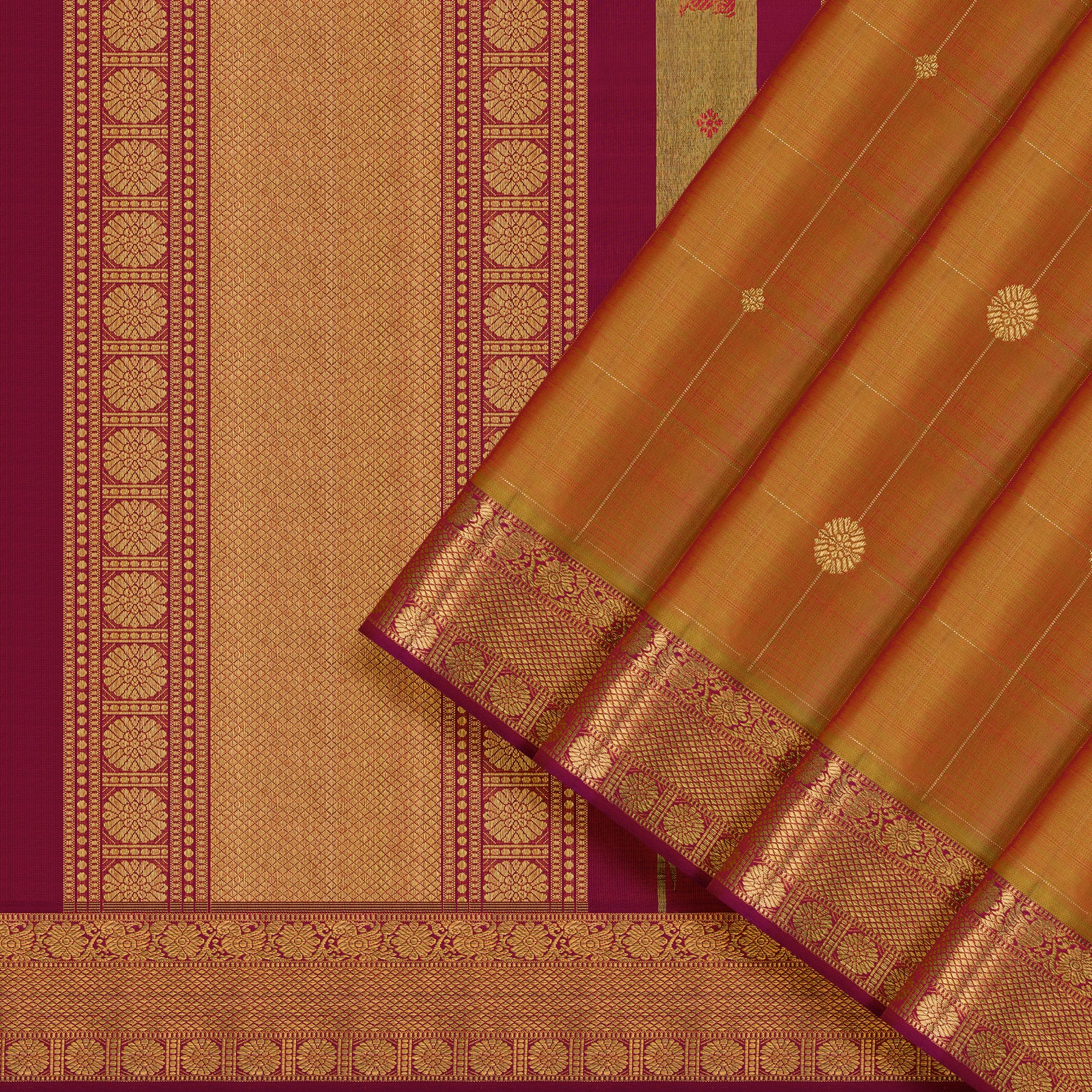 Kanakavalli Kanjivaram Silk Sari 25-110-HS001-06287 - Cover View