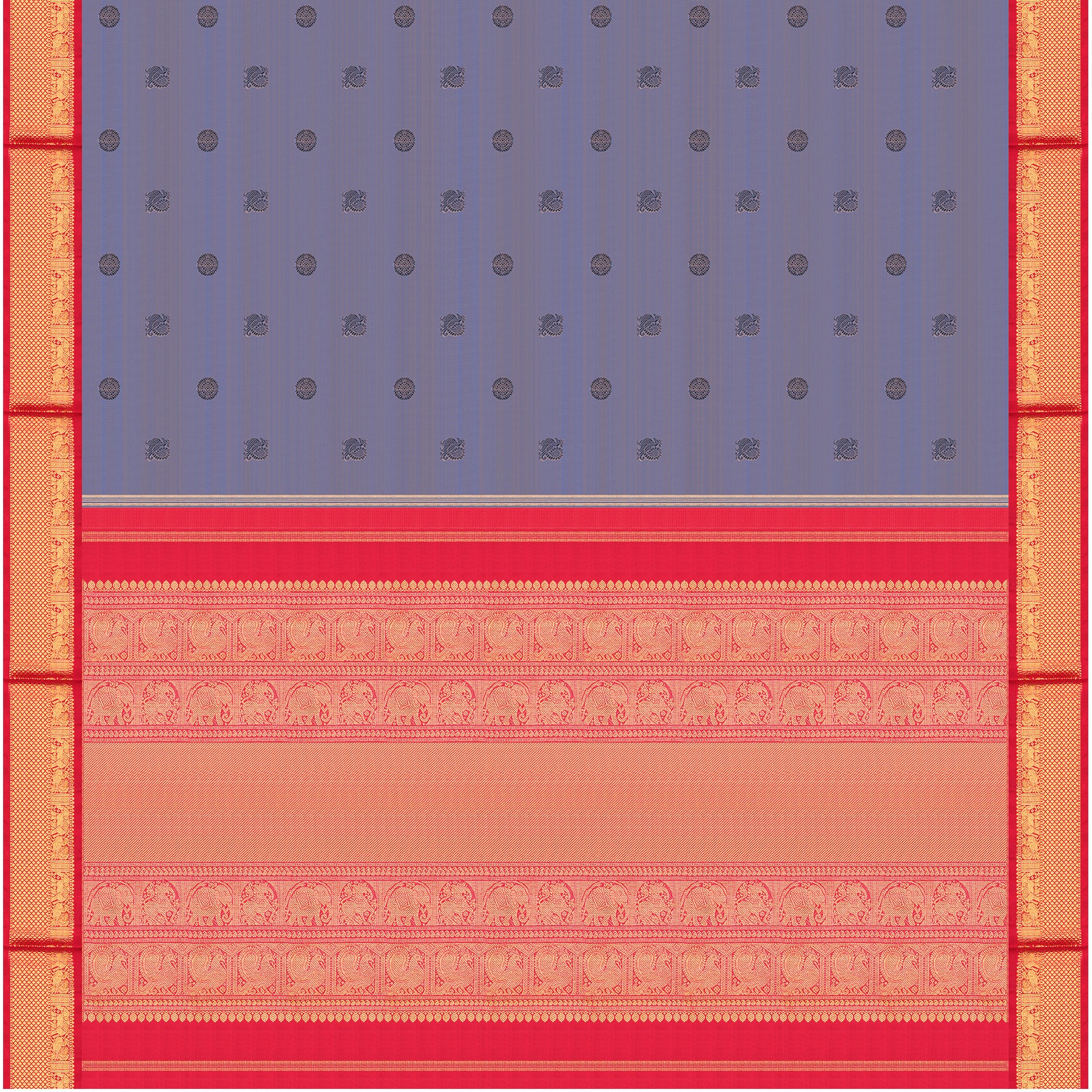 Kanakavalli Kanjivaram Silk Sari 25-110-HS001-07121 - Full View