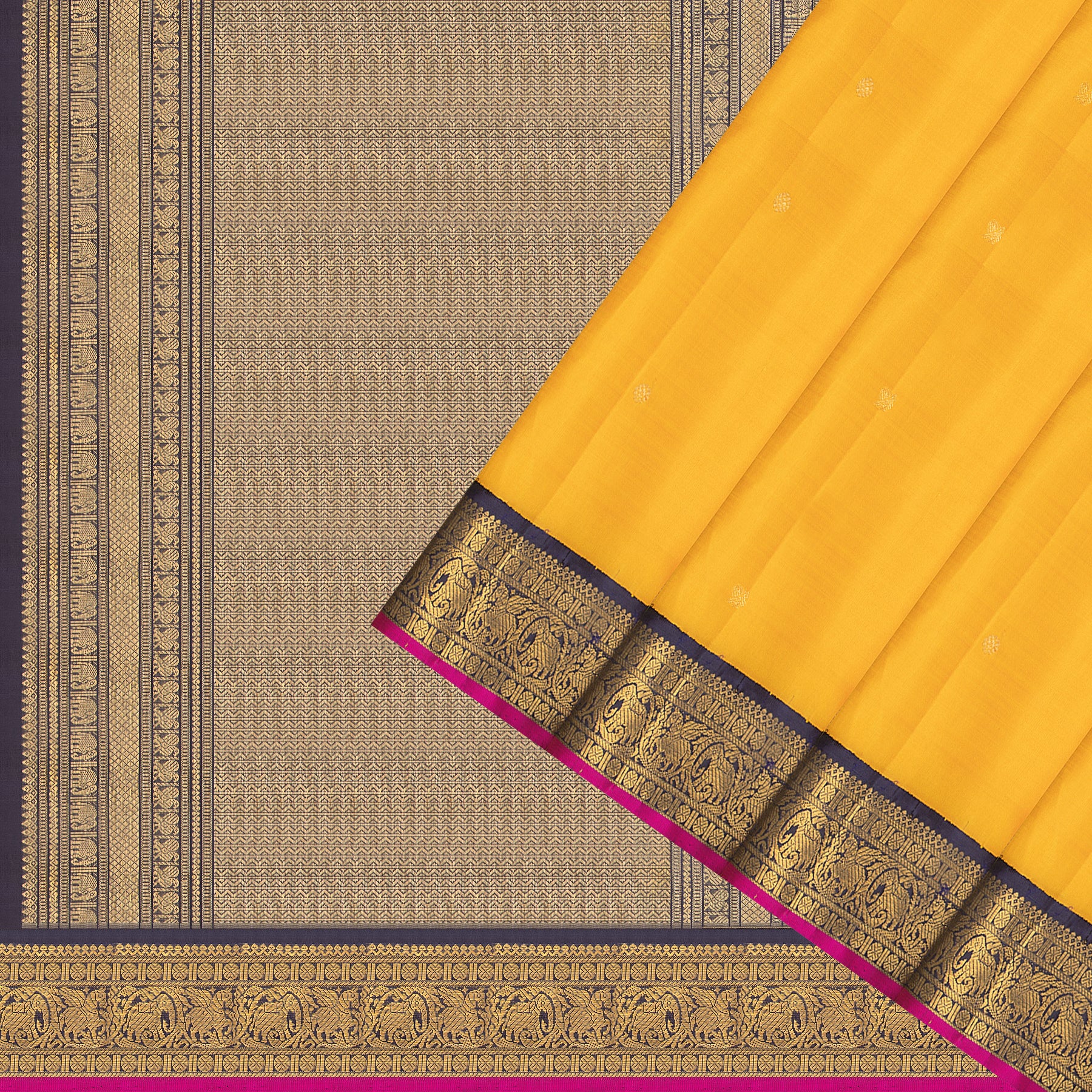 Kanakavalli Kanjivaram Silk Sari 25-110-HS001-07139 - Cover View