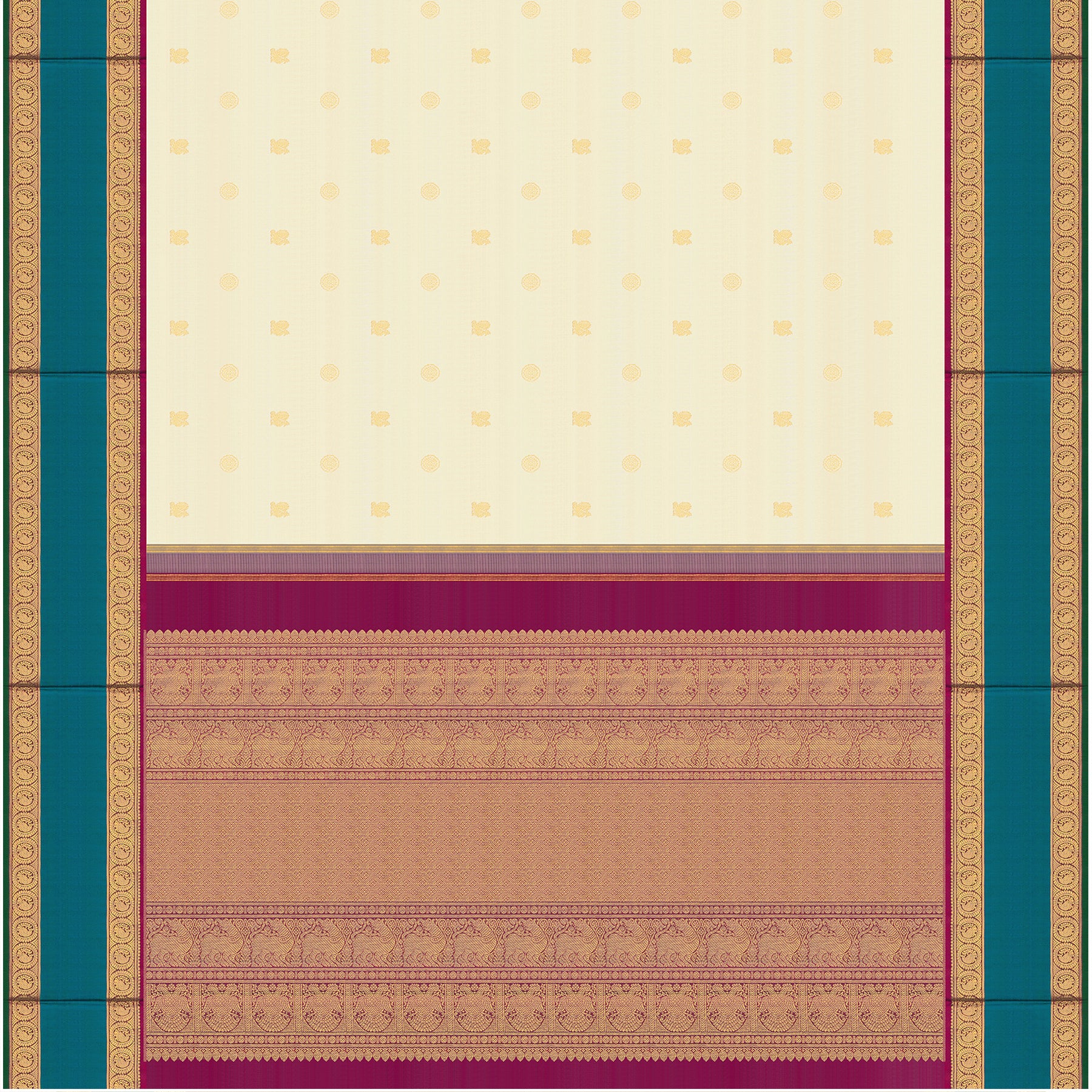 Kanakavalli Kanjivaram Silk Sari 25-110-HS001-07460 - Full View