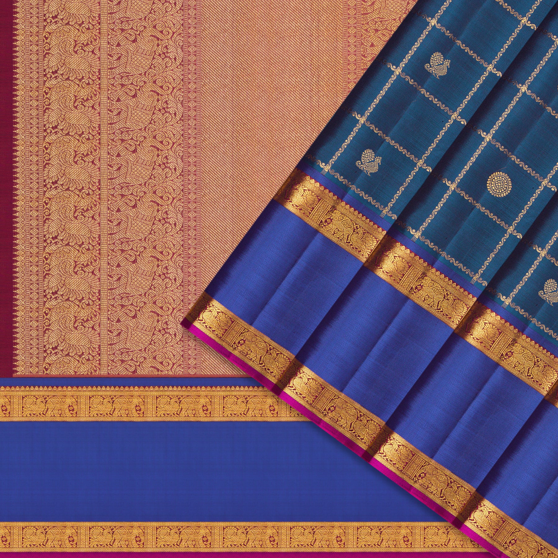 Kanakavalli Kanjivaram Silk Sari 25-110-HS001-07505 - Cover View