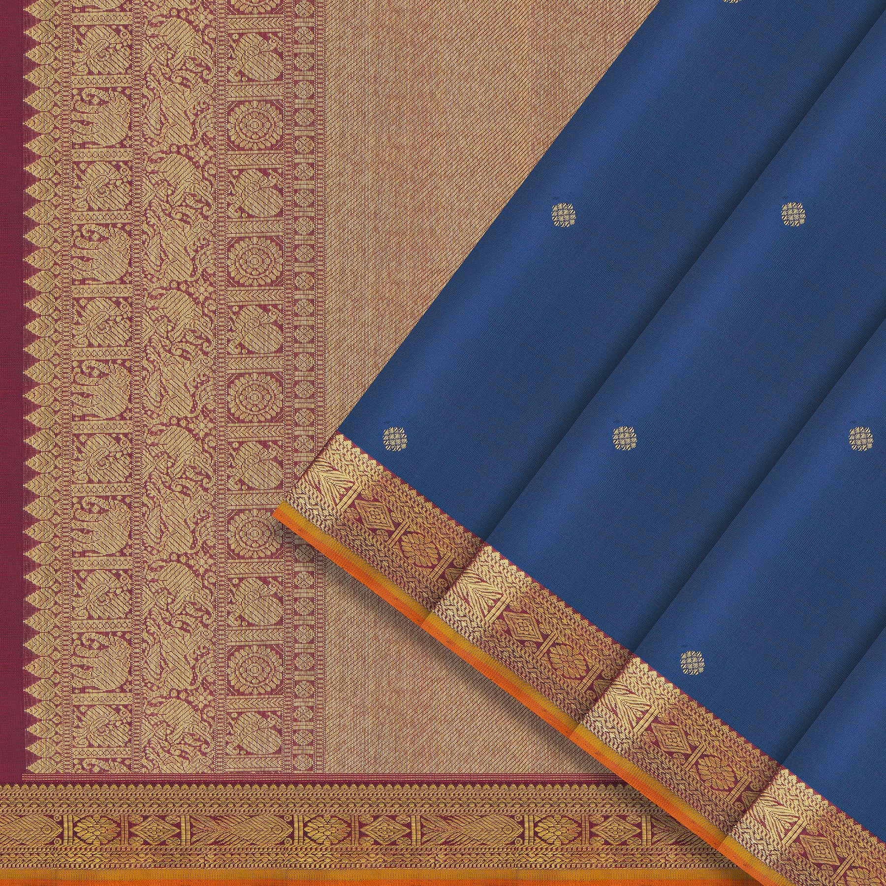 Kanakavalli Kanjivaram Silk Sari 25-110-HS001-07531 - Cover View