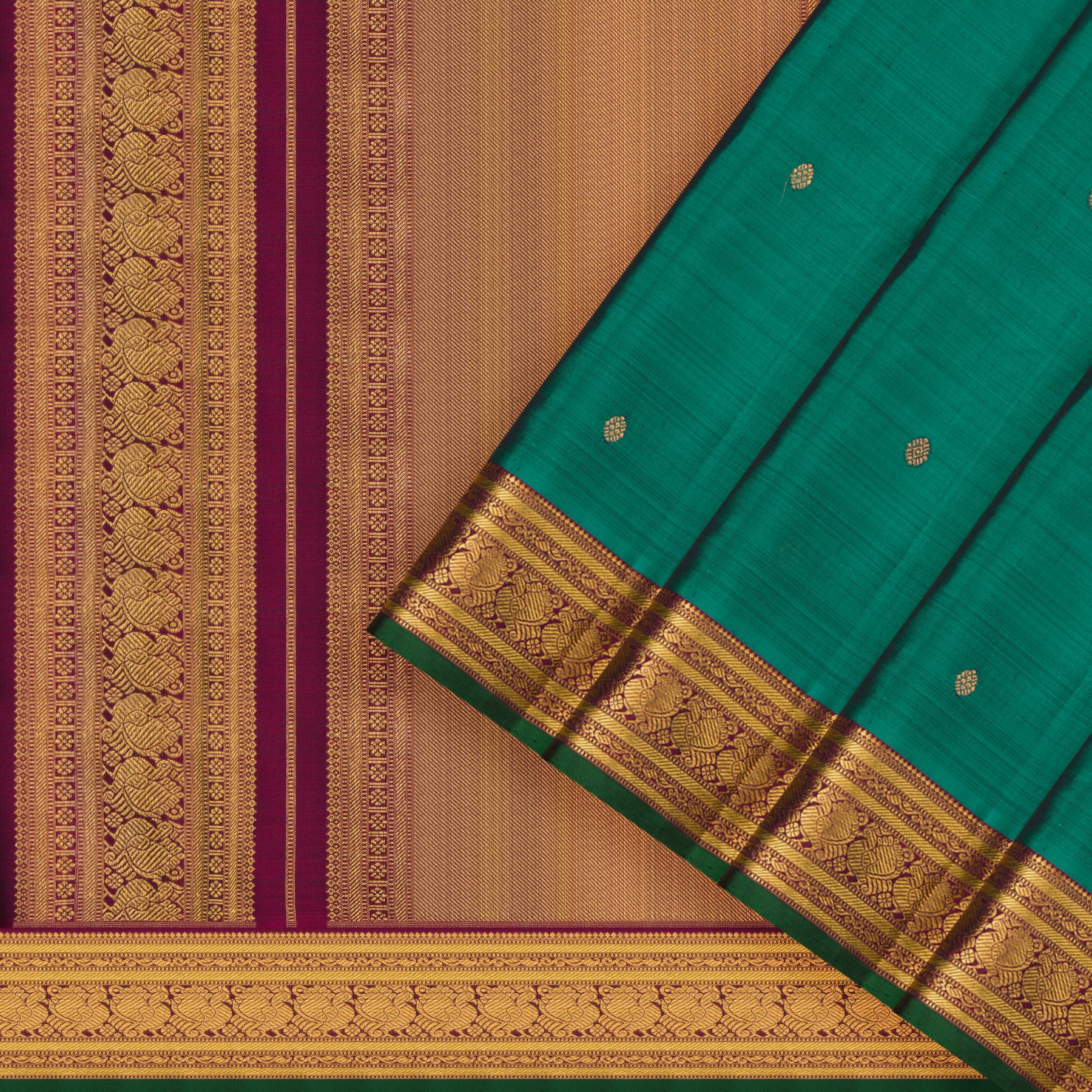 Kanakavalli Kanjivaram Silk Sari 25-110-HS001-07537 - Cover View