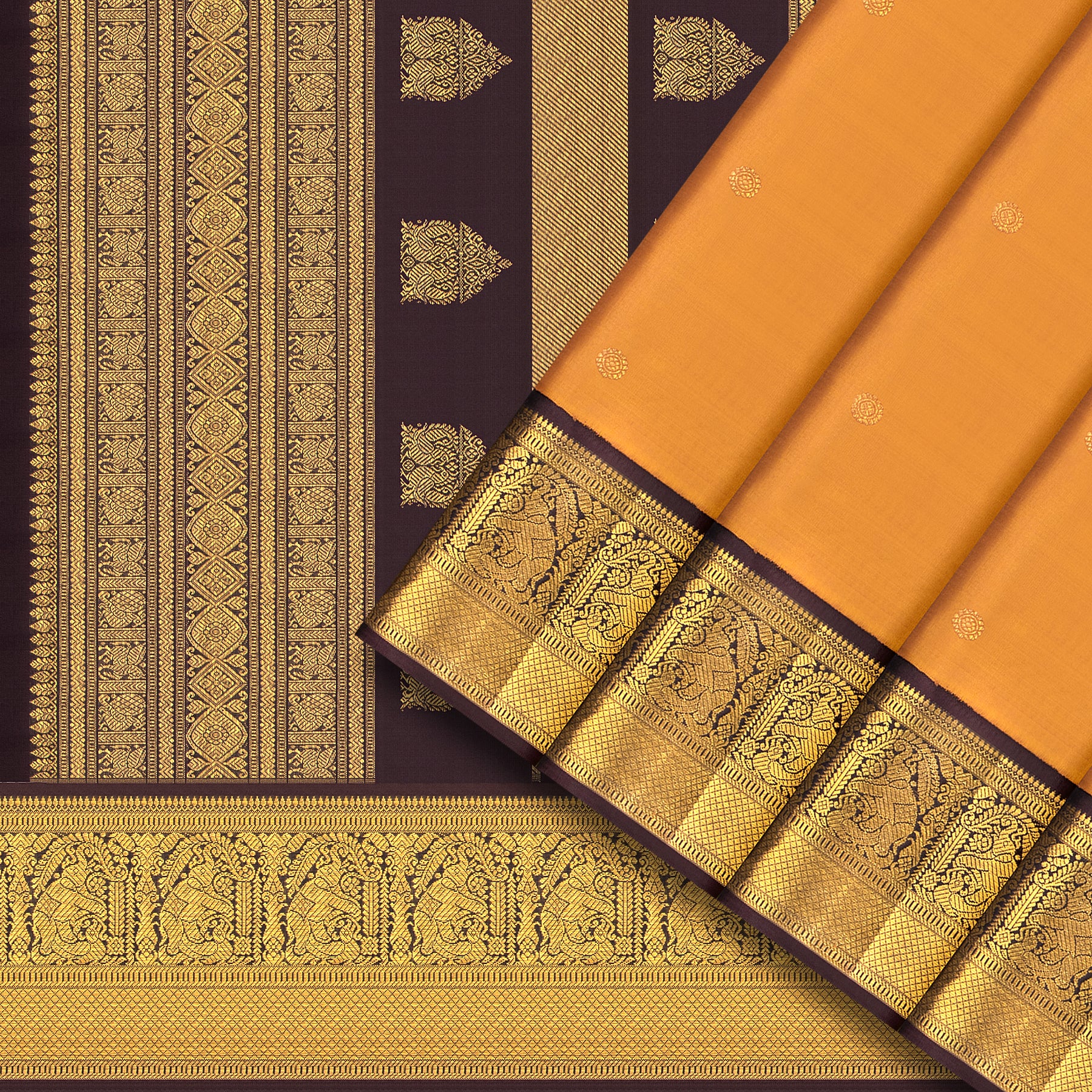 Kanakavalli Kanjivaram Silk Sari 25-110-HS001-07541 - Cover View