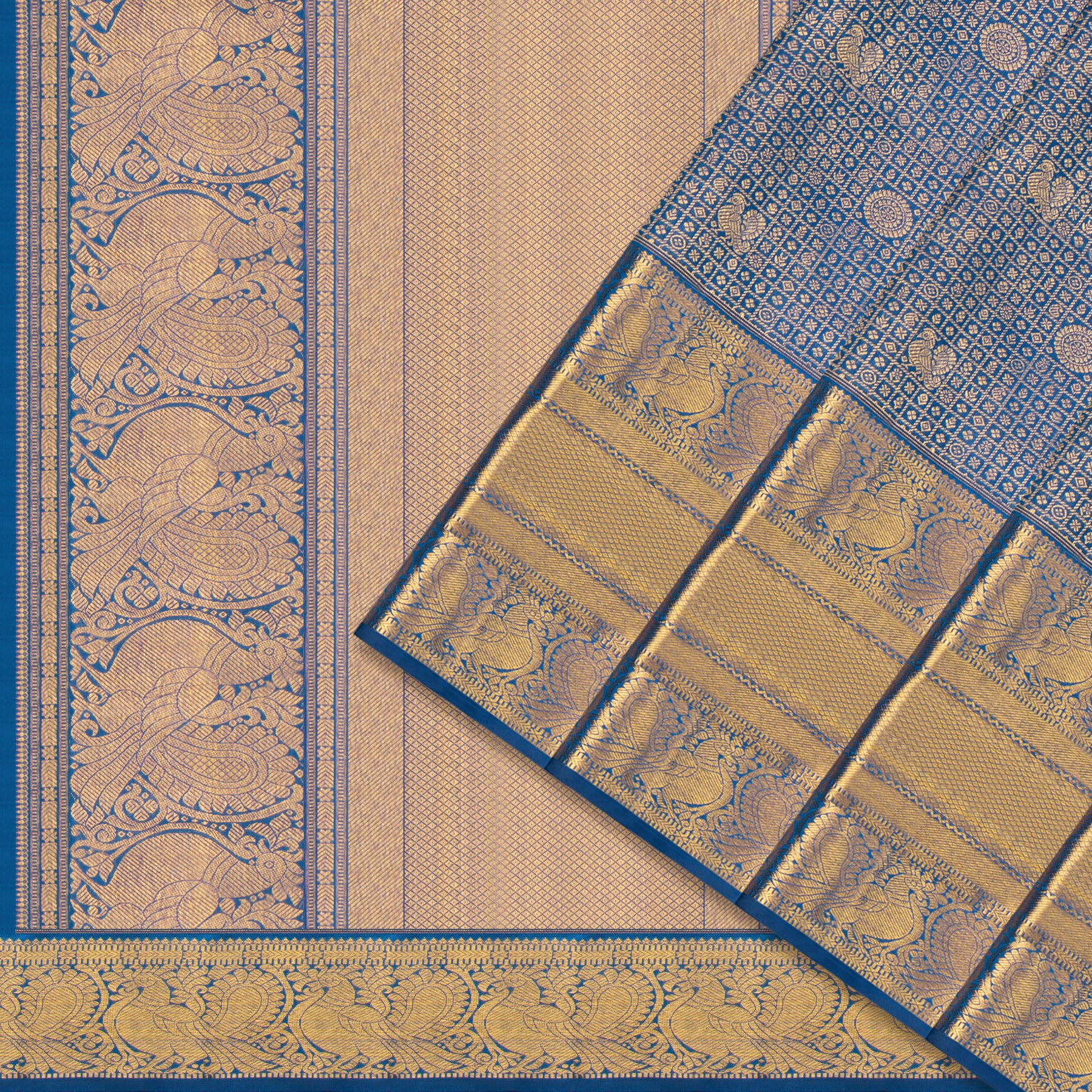 Kanakavalli Kanjivaram Silk Sari 25-110-HS001-08100 - Cover View