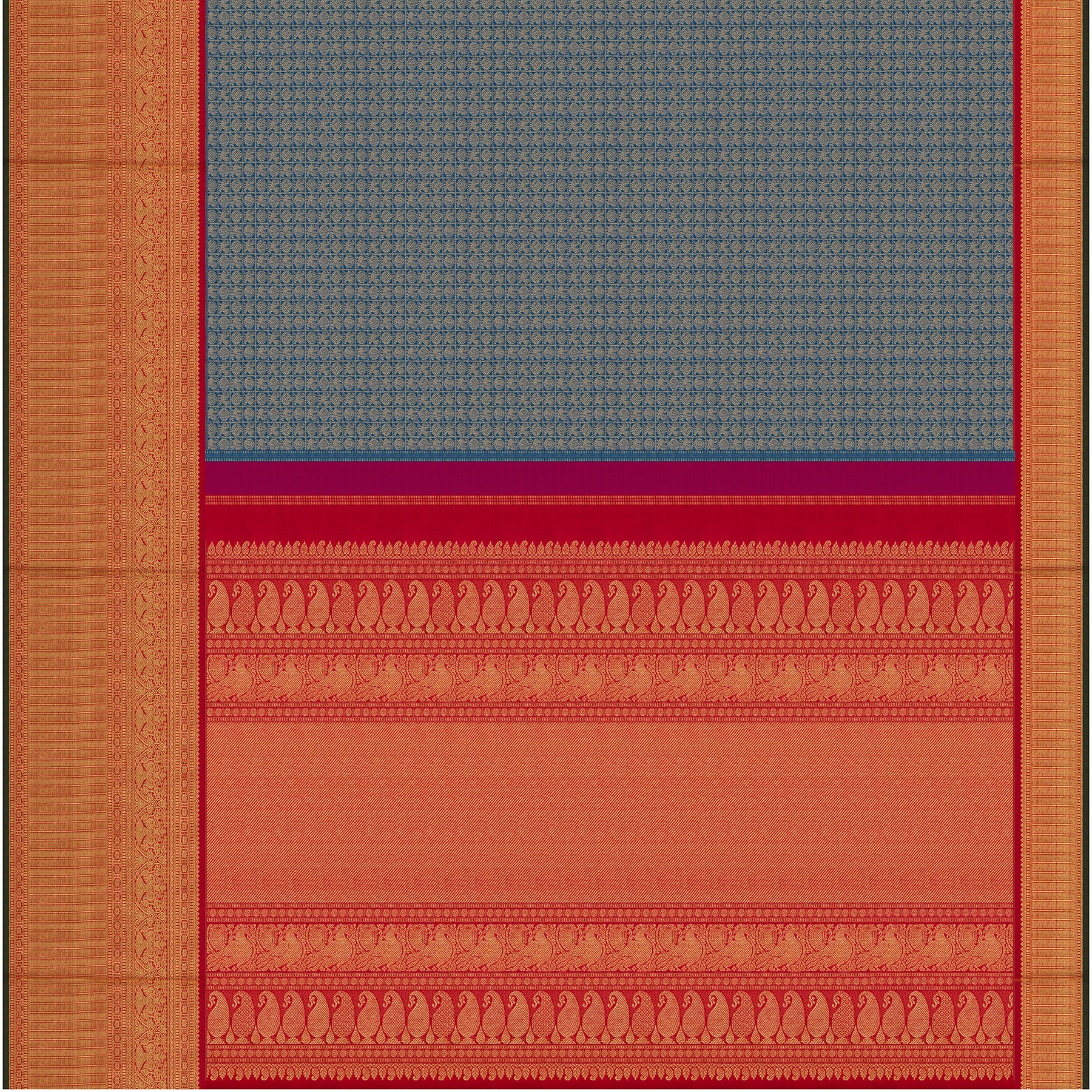 Kanakavalli Kanjivaram Silk Sari 25-110-HS001-08112 - Full View