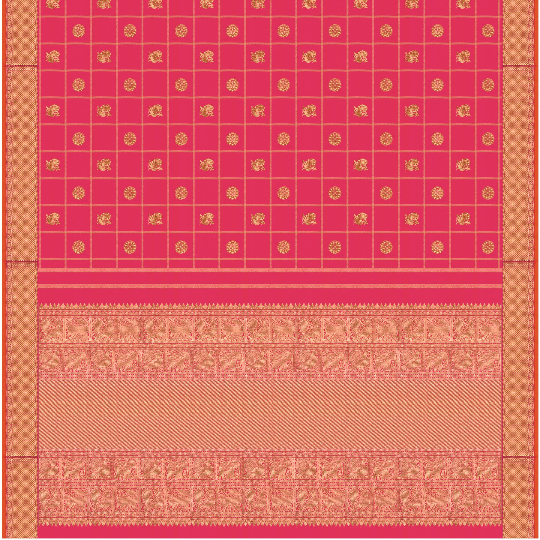 Kanakavalli Kanjivaram Silk Sari 25-110-HS001-08122 - Full View