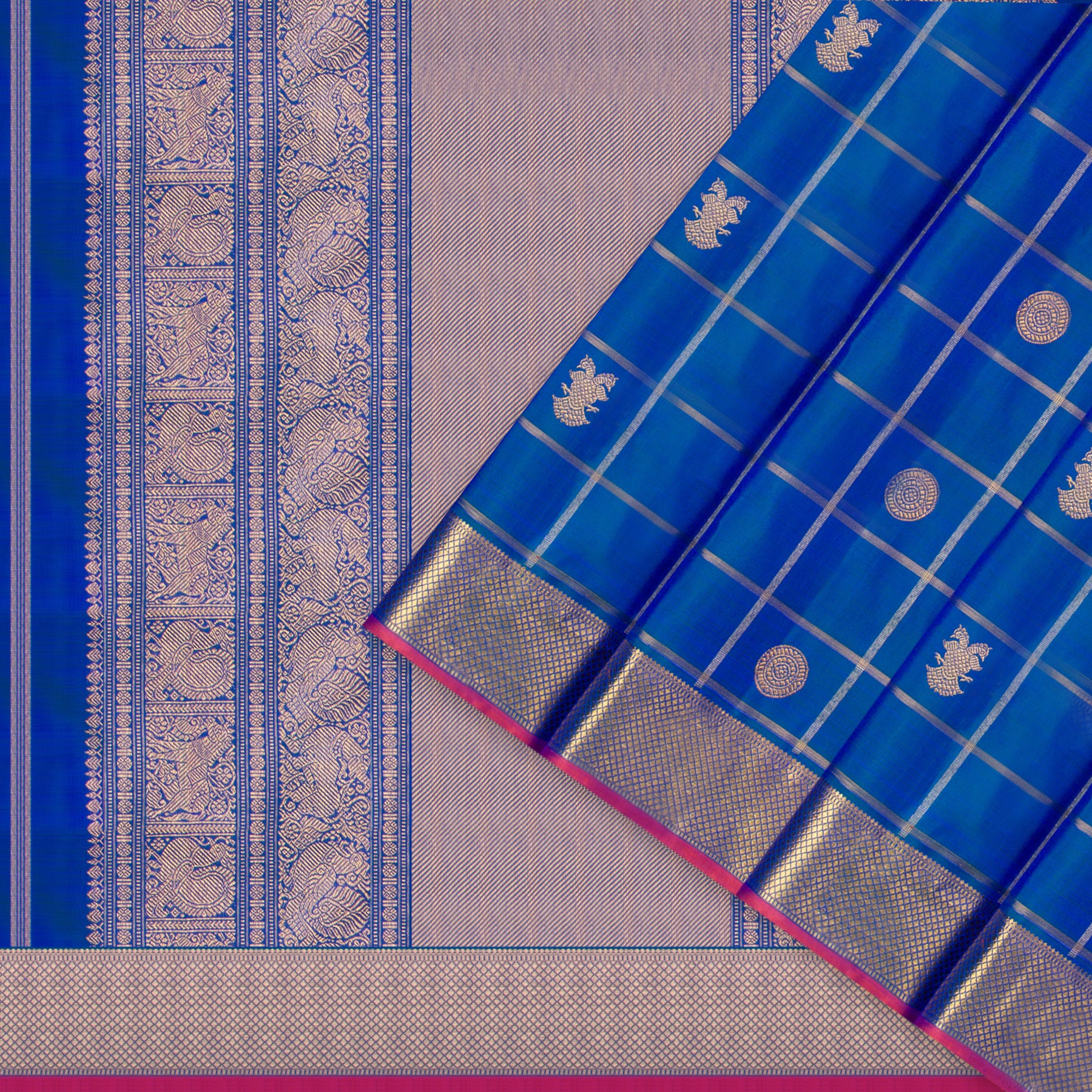 Kanakavalli Kanjivaram Silk Sari 25-110-HS001-08124 - Cover View