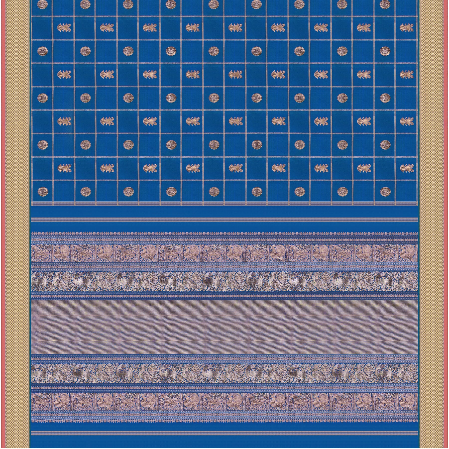 Kanakavalli Kanjivaram Silk Sari 25-110-HS001-08124 - Full View