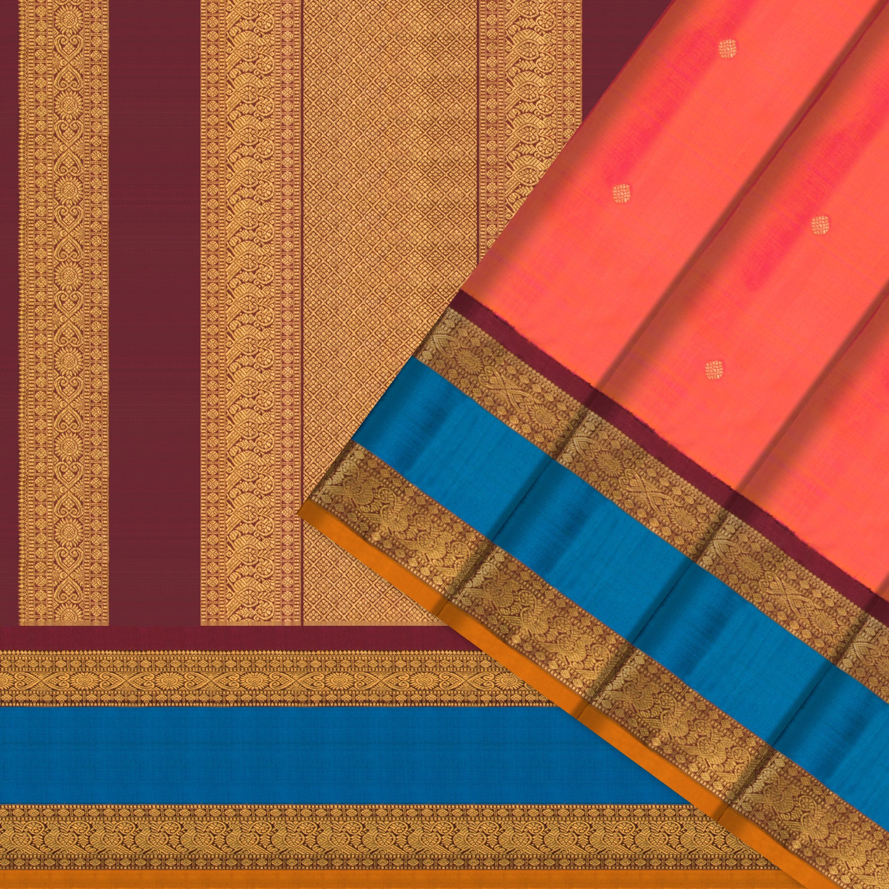 Kanakavalli Kanjivaram Silk Sari 25-110-HS001-08148 - Cover View