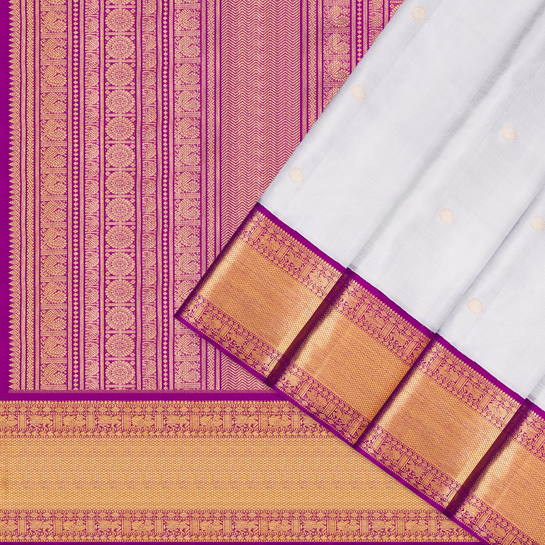 Kanakavalli Kanjivaram Silk Sari 25-110-HS001-08156 - Cover View