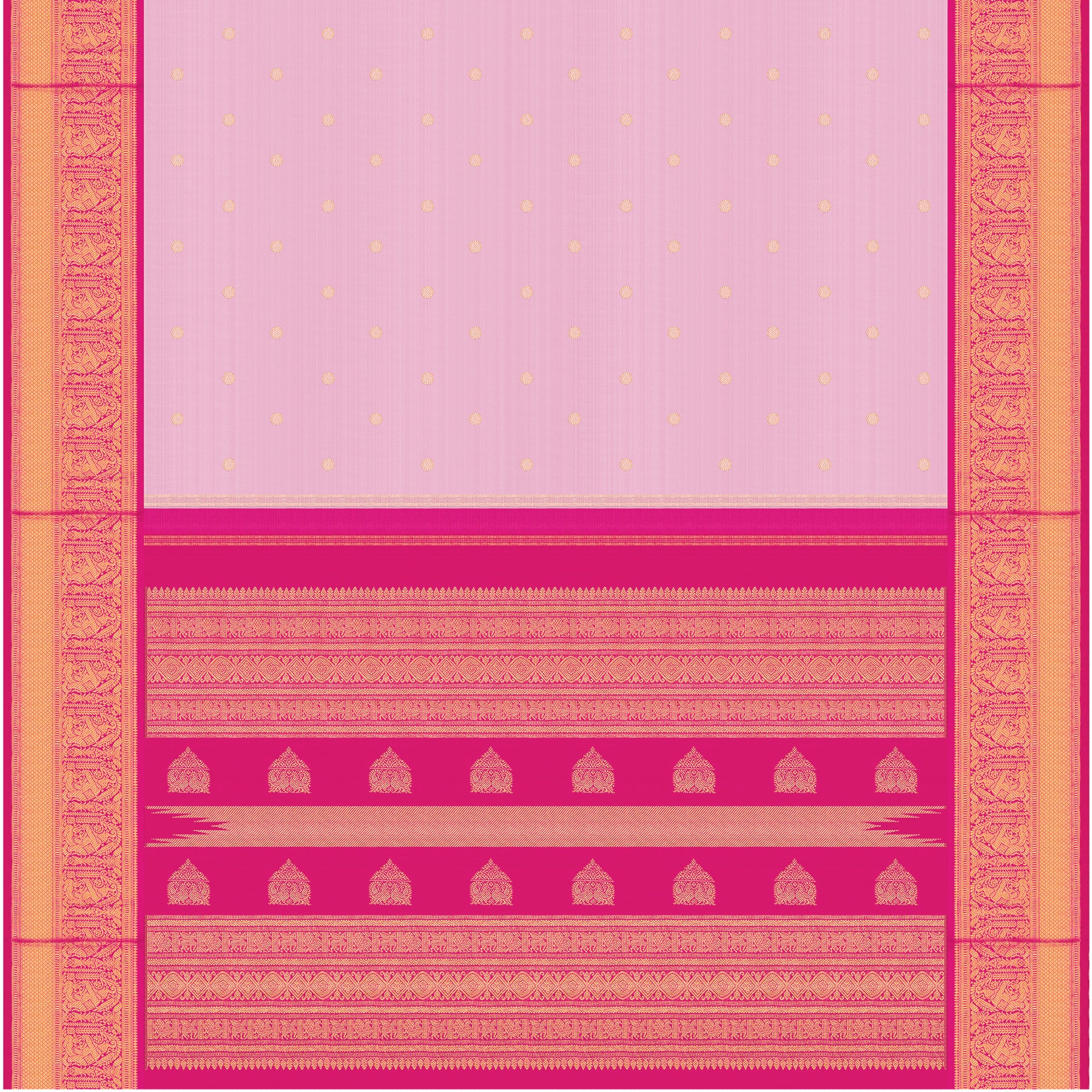 Kanakavalli Kanjivaram Silk Sari 25-110-HS001-08158 - Full View
