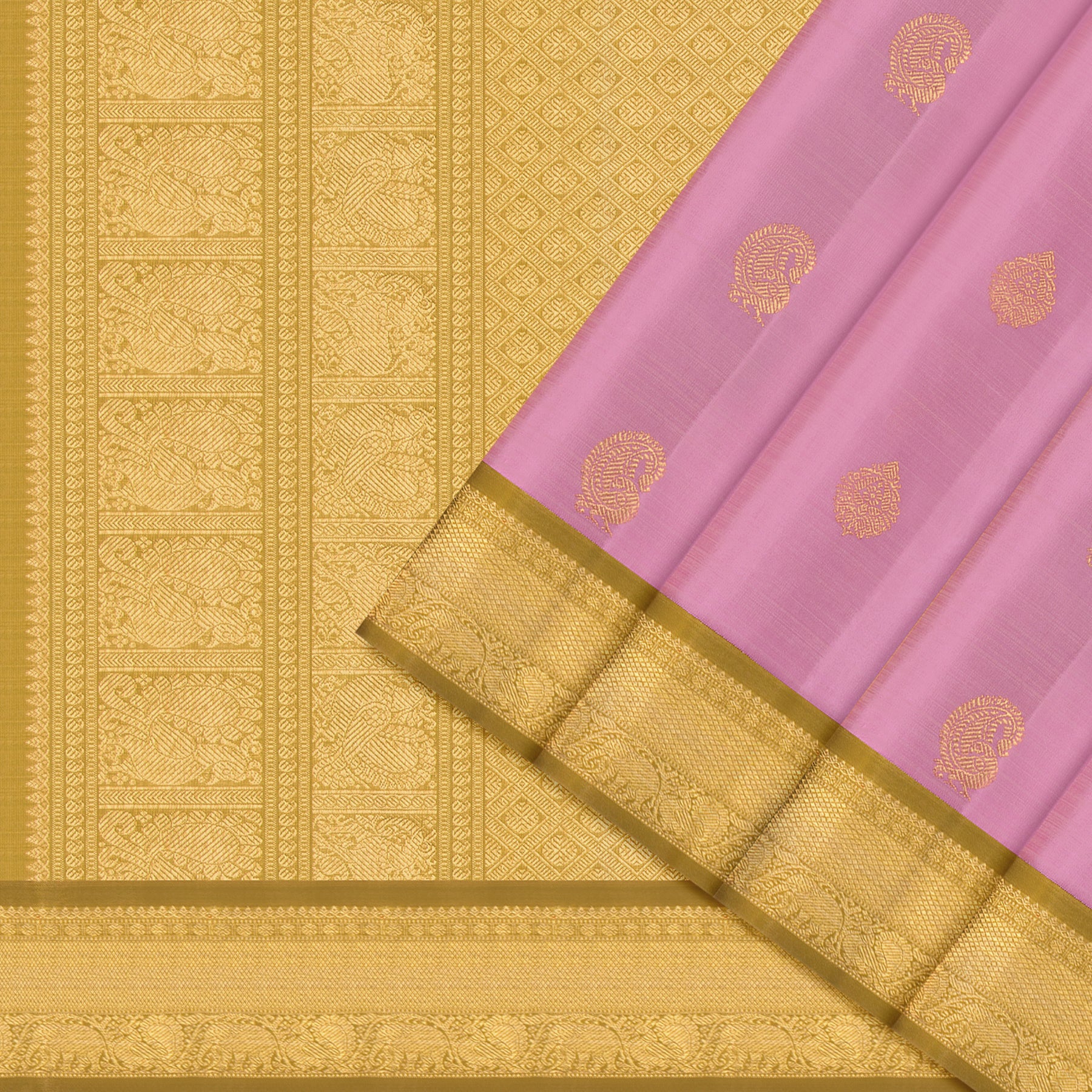 Kanakavalli Kanjivaram Silk Sari 25-110-HS001-08164 - Cover View