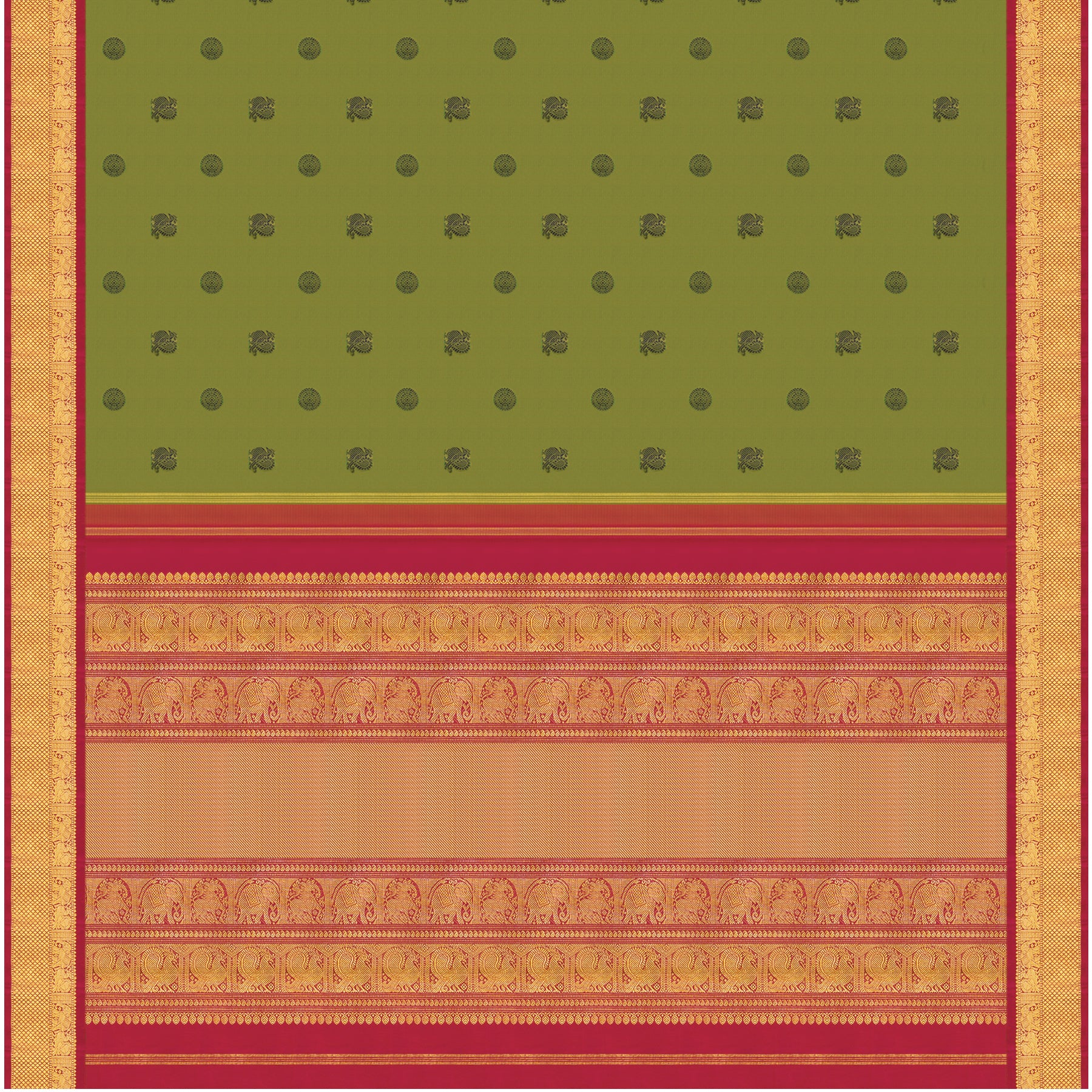 Kanakavalli Kanjivaram Silk Sari 25-110-HS001-08165 - Full View