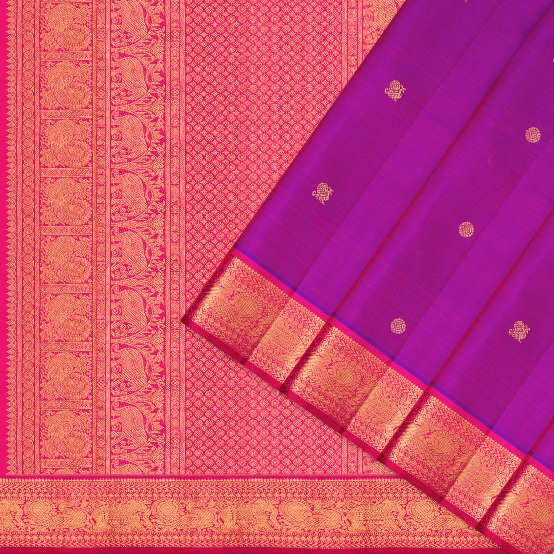 Kanakavalli Kanjivaram Silk Sari 25-110-HS001-08185 - Cover View