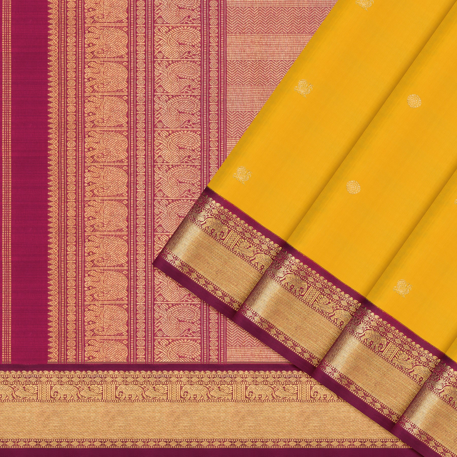 Kanakavalli Kanjivaram Silk Sari 25-110-HS001-08596 - Cover View