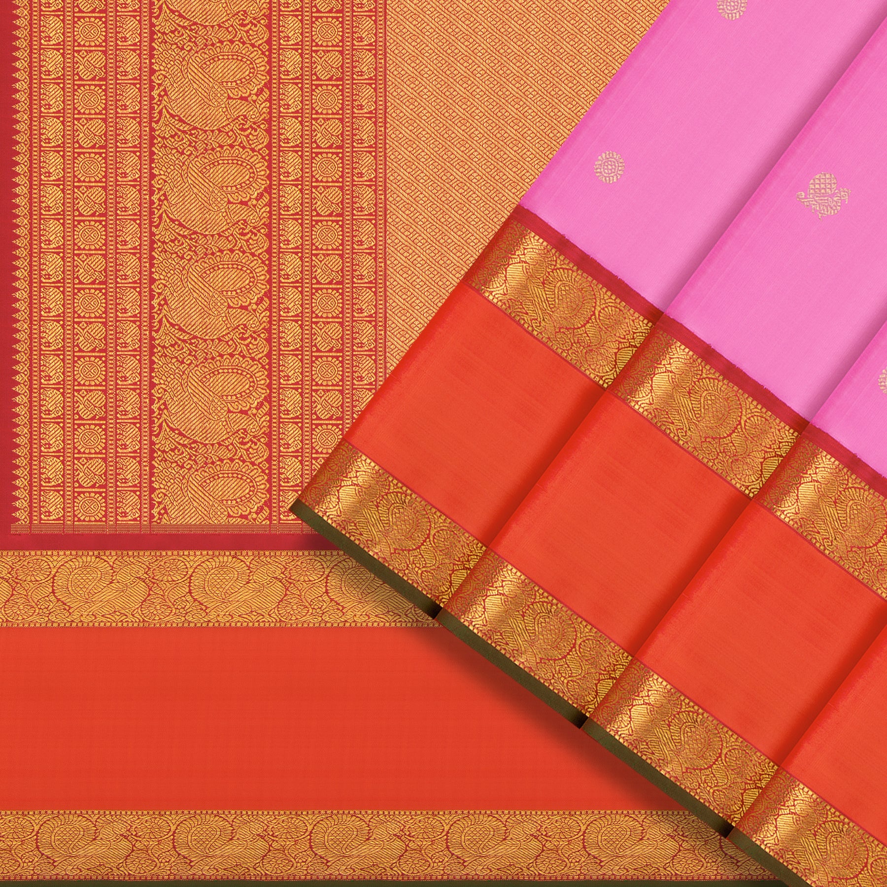 Kanakavalli Kanjivaram Silk Sari 25-110-HS001-08607 - Cover View