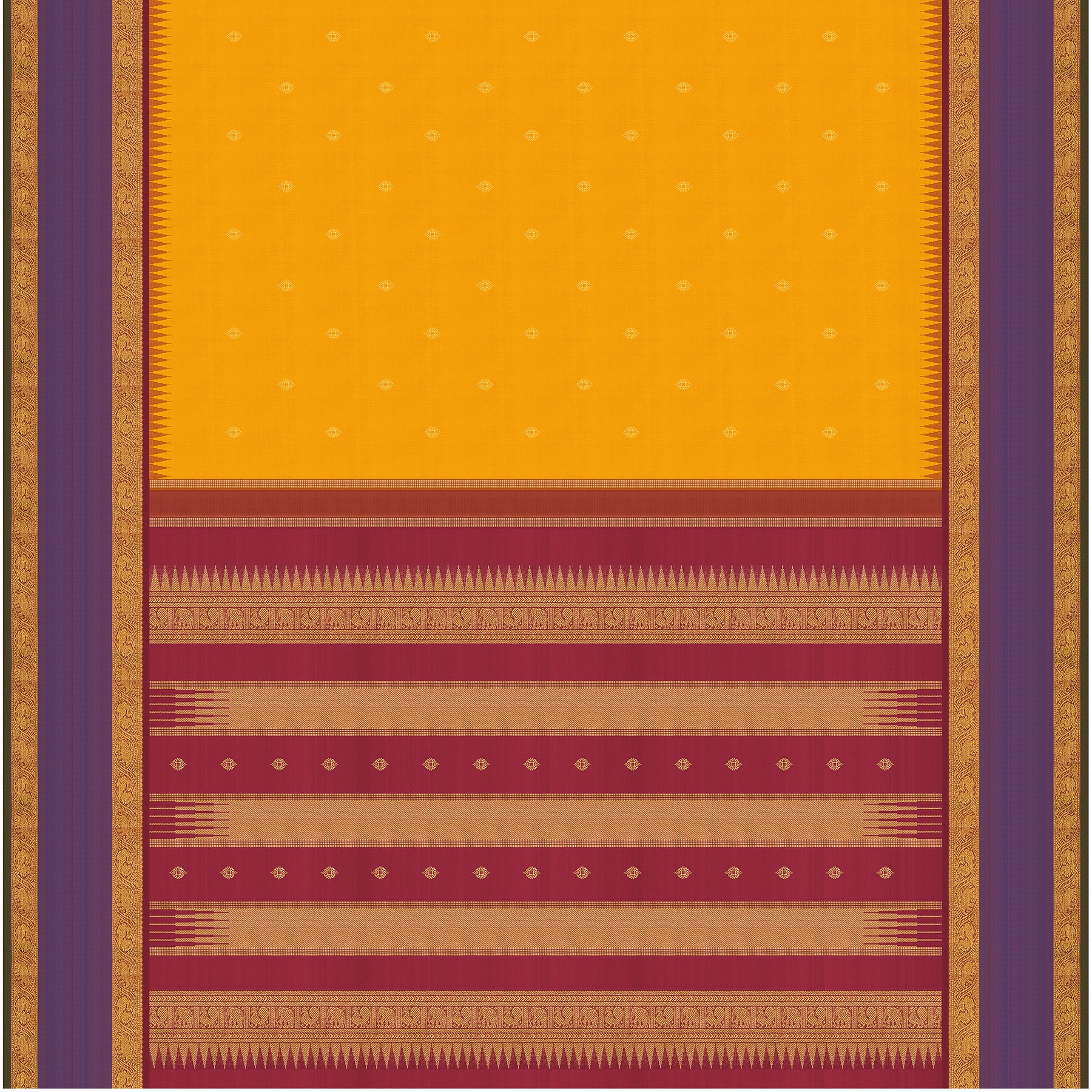 Kanakavalli Kanjivaram Silk Sari 25-110-HS001-08608 - Full View