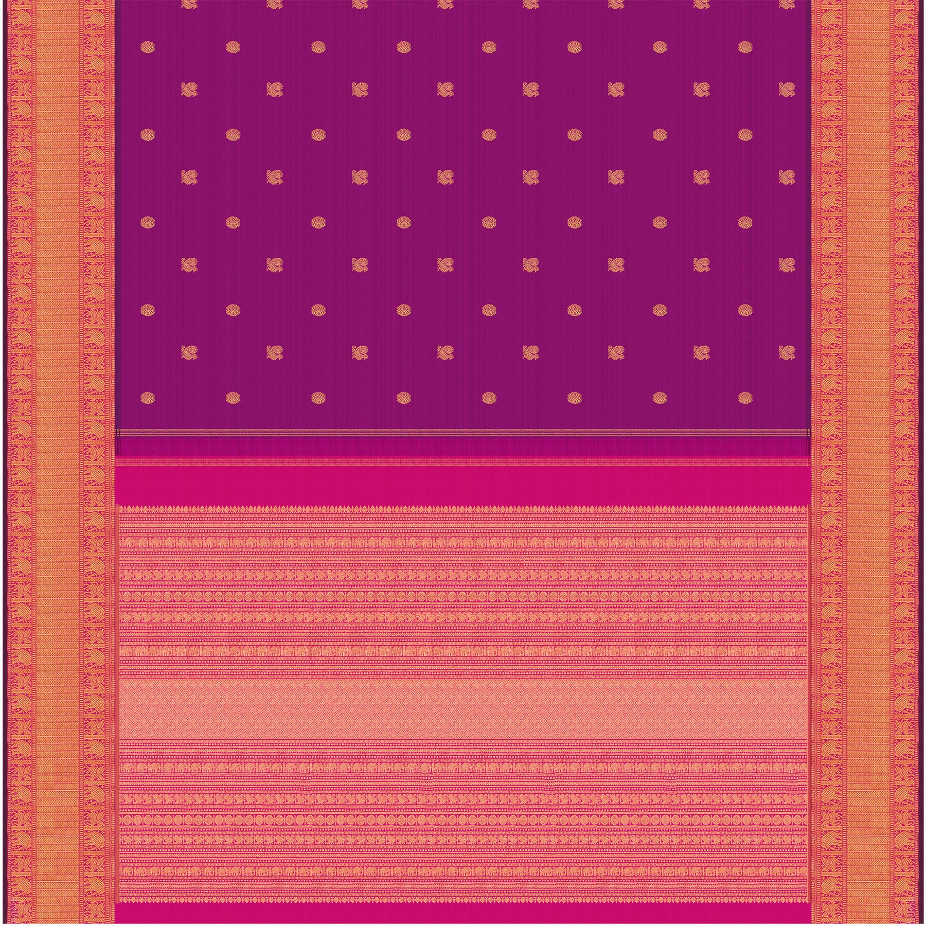 Kanakavalli Kanjivaram Silk Sari 25-110-HS001-08626 - Full View
