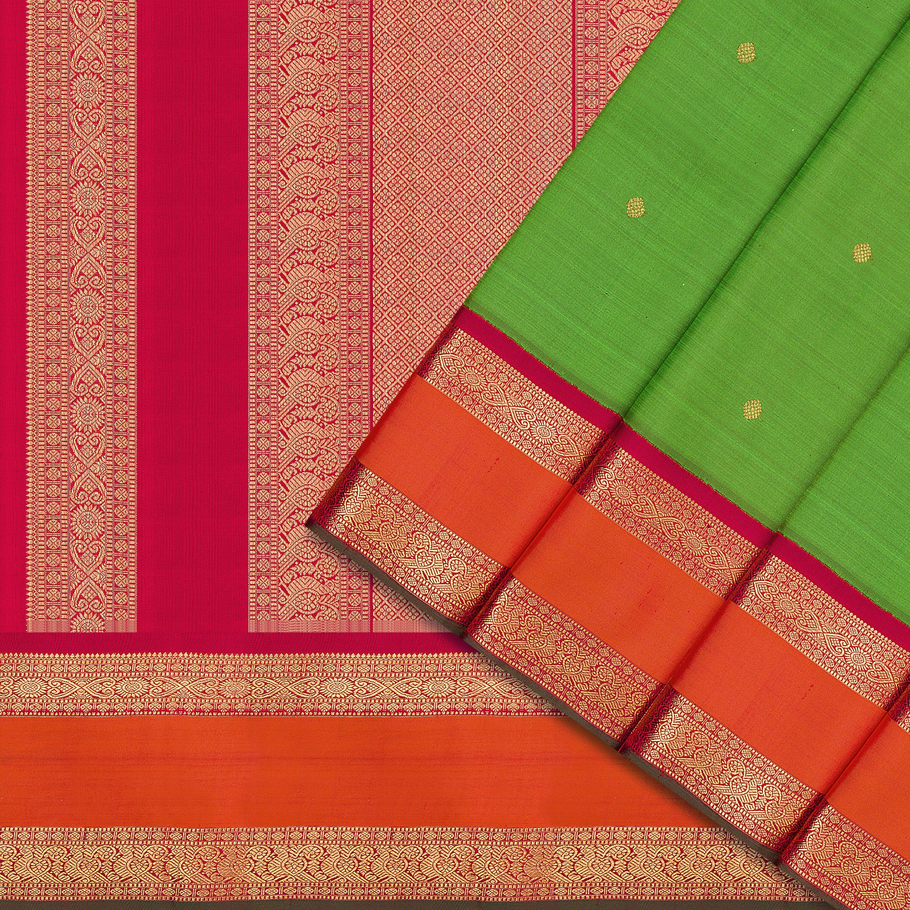 Kanakavalli Kanjivaram Silk Sari 25-110-HS001-08654 - Cover View