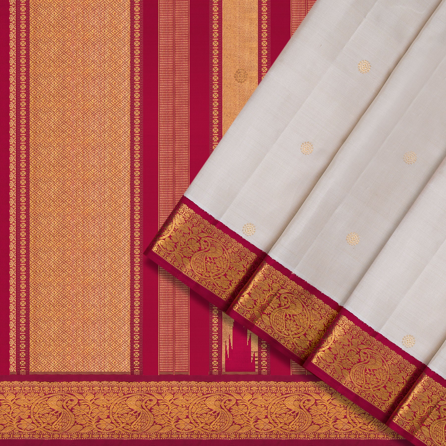 Kanakavalli Kanjivaram Silk Sari 25-110-HS001-09048 - Cover View