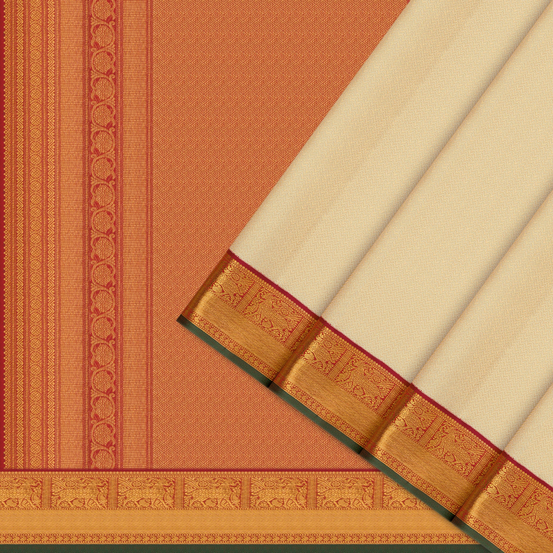 Kanakavalli Kanjivaram Silk Sari 25-110-HS001-09718 - Cover View