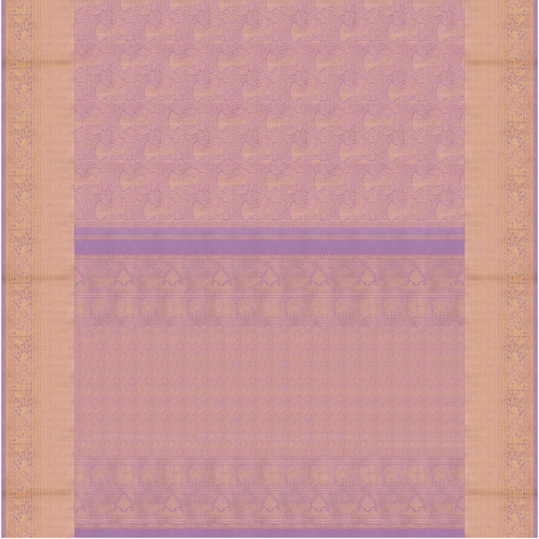 Kanakavalli Kanjivaram Silk Sari 25-110-HS001-09727 - Full View