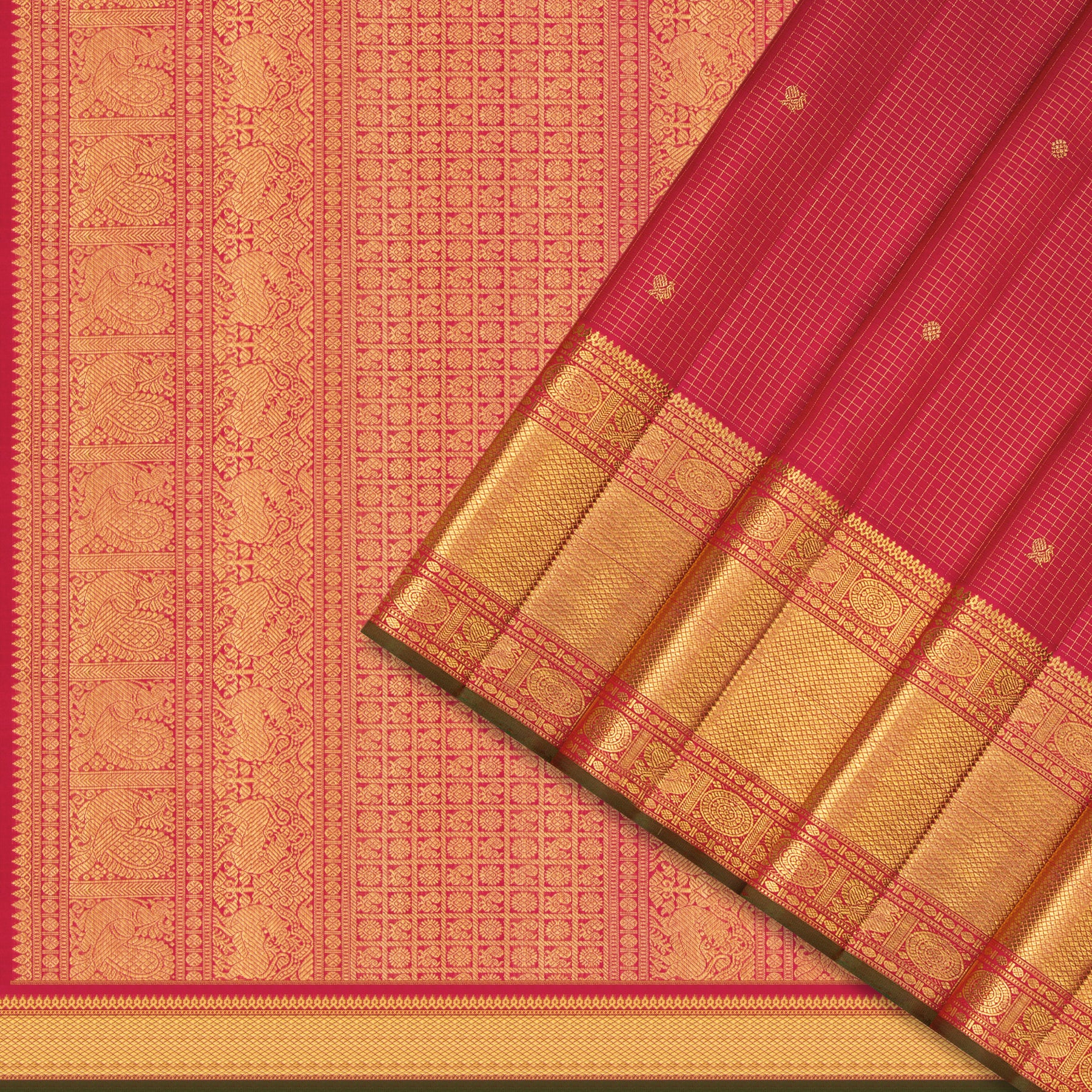 Kanakavalli Kanjivaram Silk Sari 25-110-HS001-10422 - Cover View