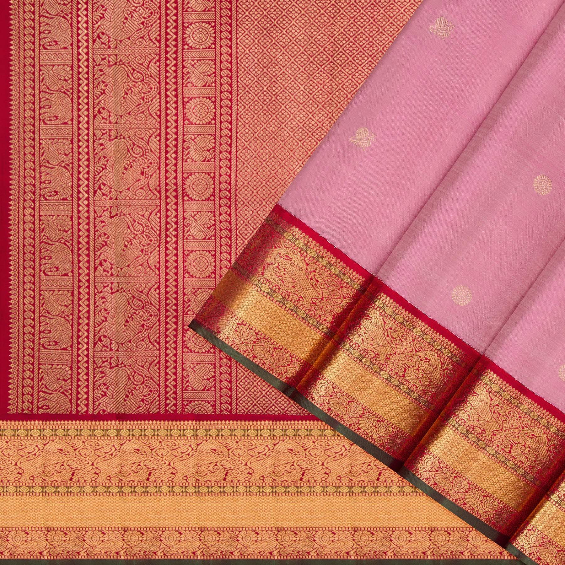 Kanakavalli Kanjivaram Silk Sari 25-110-HS001-10424 - Cover View
