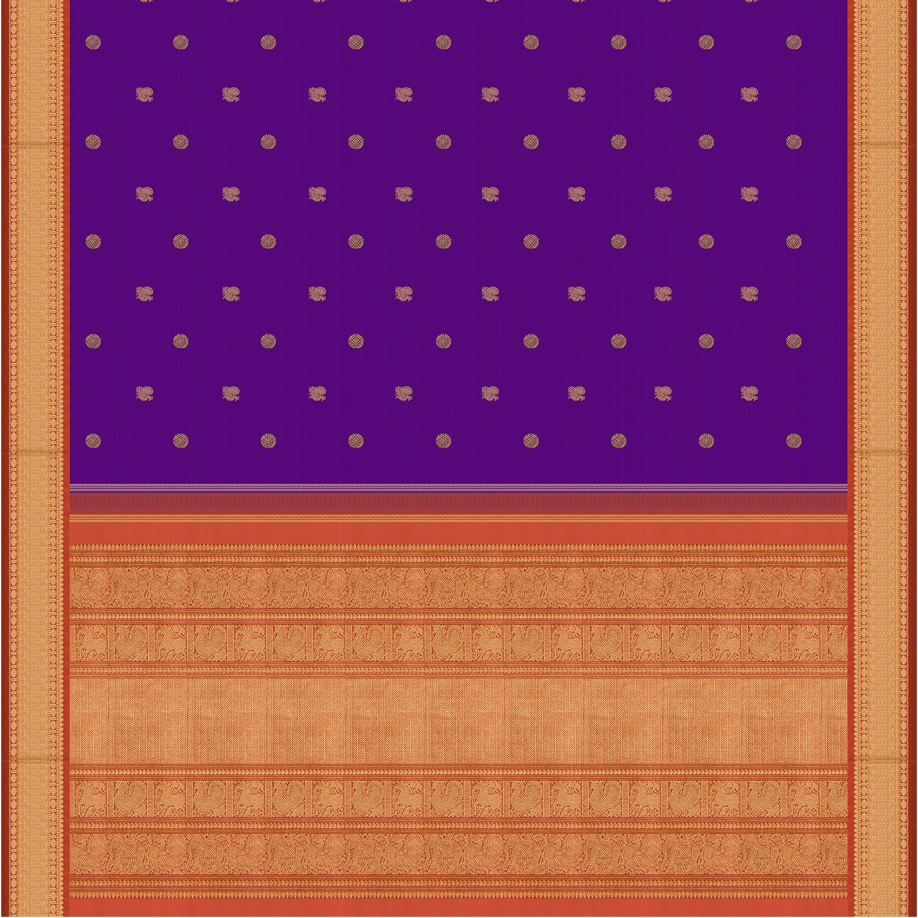 Kanakavalli Kanjivaram Silk Sari 25-110-HS001-10428 - Full View