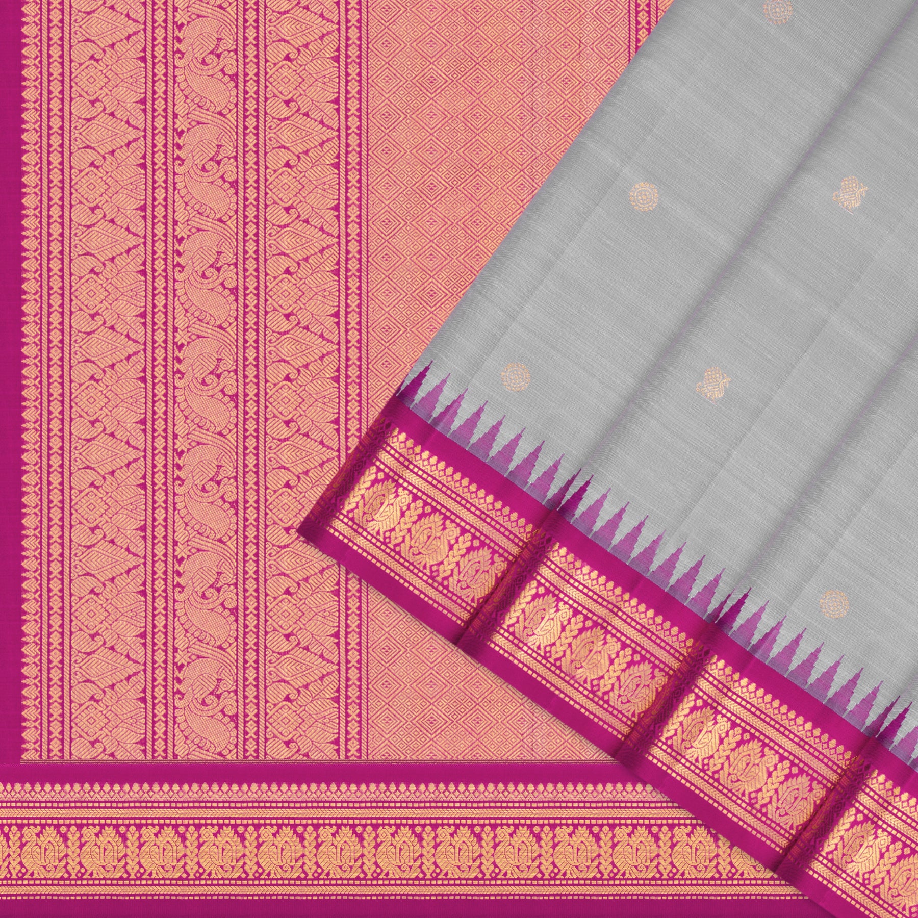 Kanakavalli Kanjivaram Silk Sari 25-110-HS001-10429 - Cover View